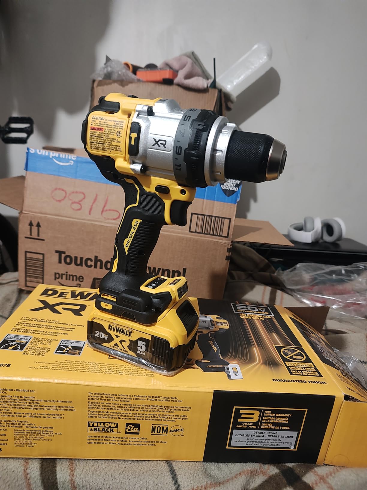 DEWALT 20V MAX XR 1/2 Inch Cordless Hammer Drill, Bare Tool Only (DCD1007B) customer photo 2