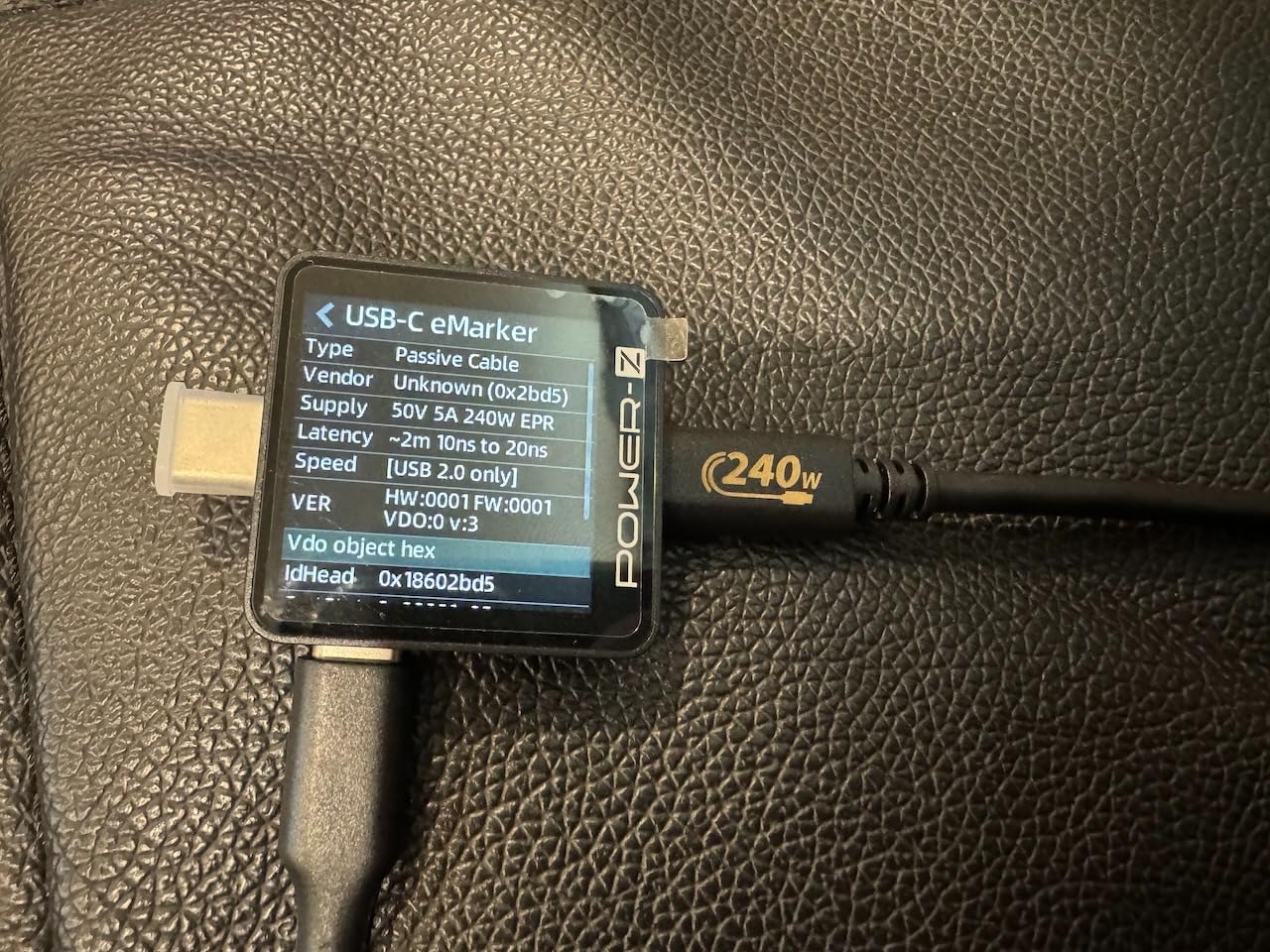 Cable Matters [USB-IF Certified] 240W USB C Cable - 3.3ft, Up to [240W Charging, 480Mbps], No Video Support, USBC Charger Cable/USBC Charging Cord for MacBook/iPad Pro/XPS/Surface Pro, Black customer photo 2