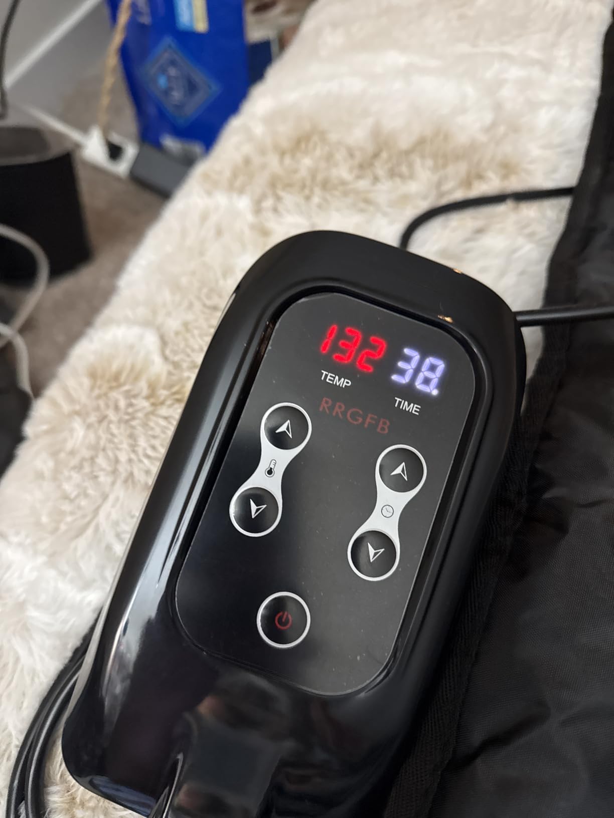 Portable Infrared Sauna Blanket, Detox & Relaxation at Home, Adjustable Timer 20-60 Min, Temperature Range 86-158℉, 6 ft x 2.6 ft, Oxford Fabric customer photo 2