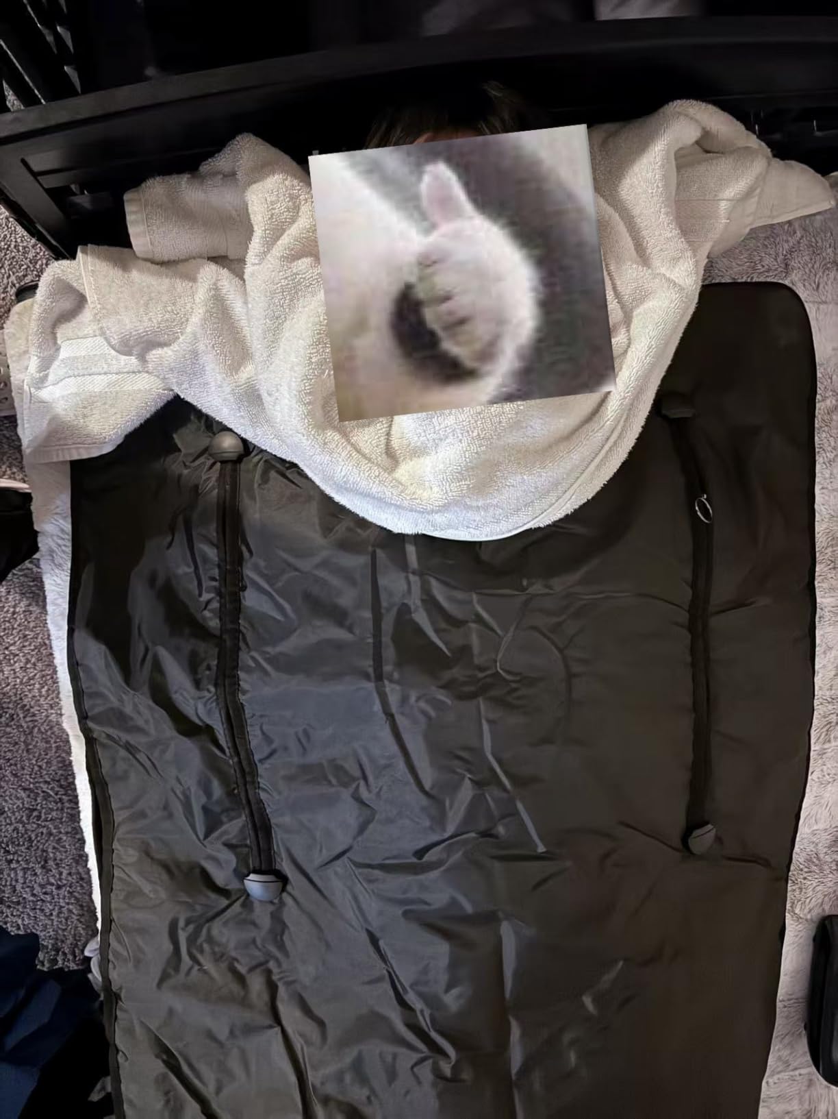 Low EMF Portable Infrared Sauna Blanket,Crystal Therapy Home Relaxation, Adjustable Timer 20-60 Min, 95-167F Temp Range, 6 ft x 2.95 ft, Durable PU Leather Cover customer photo 2