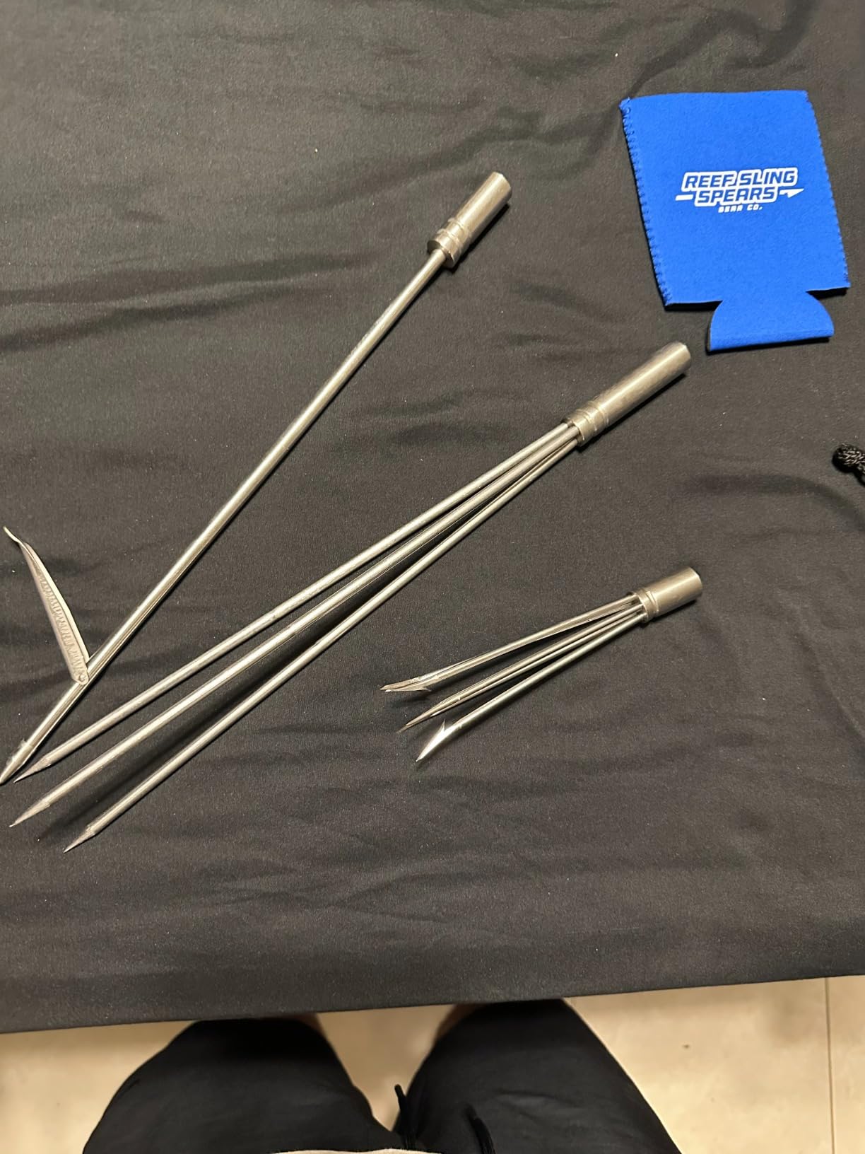Hawaiian Sling Fishing Spear Set - Travel Fiberglass Pole Spear Harpoon for Spearfishing with 3 Prong Paralyzer Tips 5' - Fishing line Holder and Travel Bag Included for Spear Fishing Equipment customer photo 2
