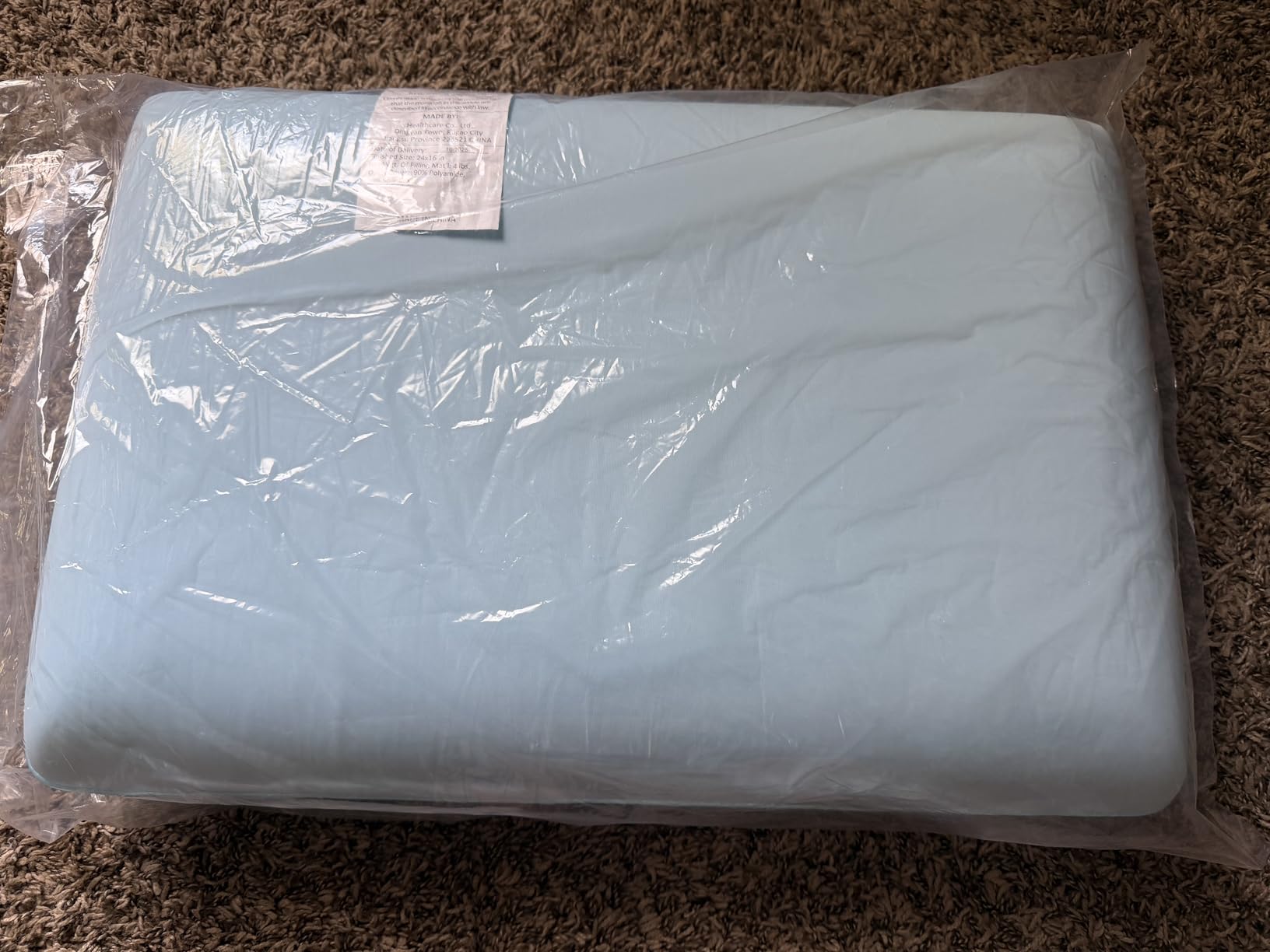 EGOHOME Cooling Gel Memory Foam Pillow - Reversible Cooling Cover, Neck Support for Side, Back and Stomach Sleepers, Removable & Machine Washable, All-Season Comfort, Standard Size, Purple customer photo 1