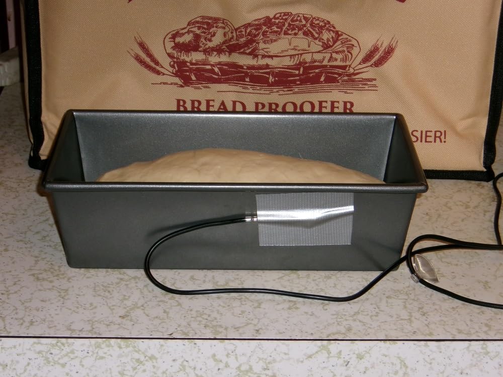 Versatile Dough Proofer Warming Box Adjustable Temperature Timer Control Bread Proofing Box Collapsible Design Sourdough Proofing Container for Making Bread customer photo 2