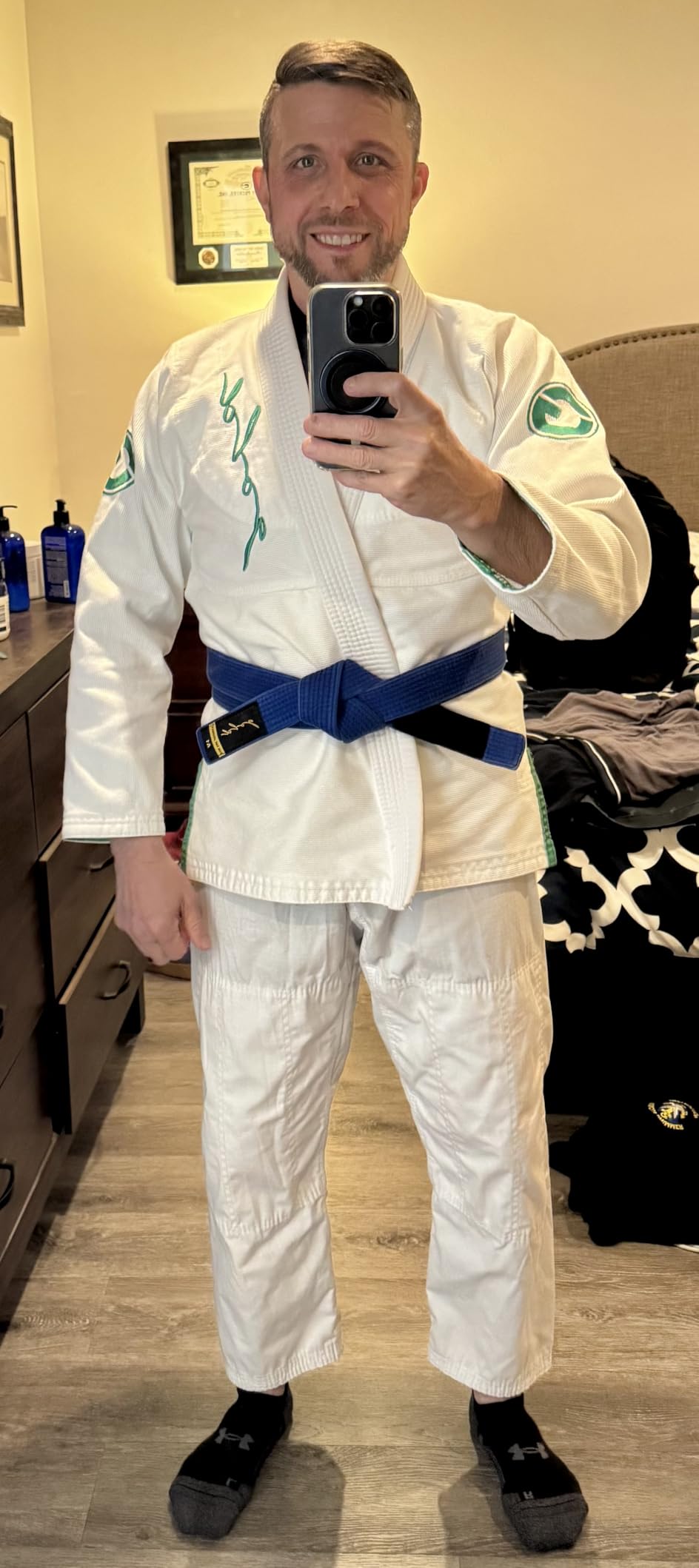 Gold BJJ Comp380 Gi - Lightweight IBJJF Legal Jiu Jitsu Gi for Men and Women customer photo 1
