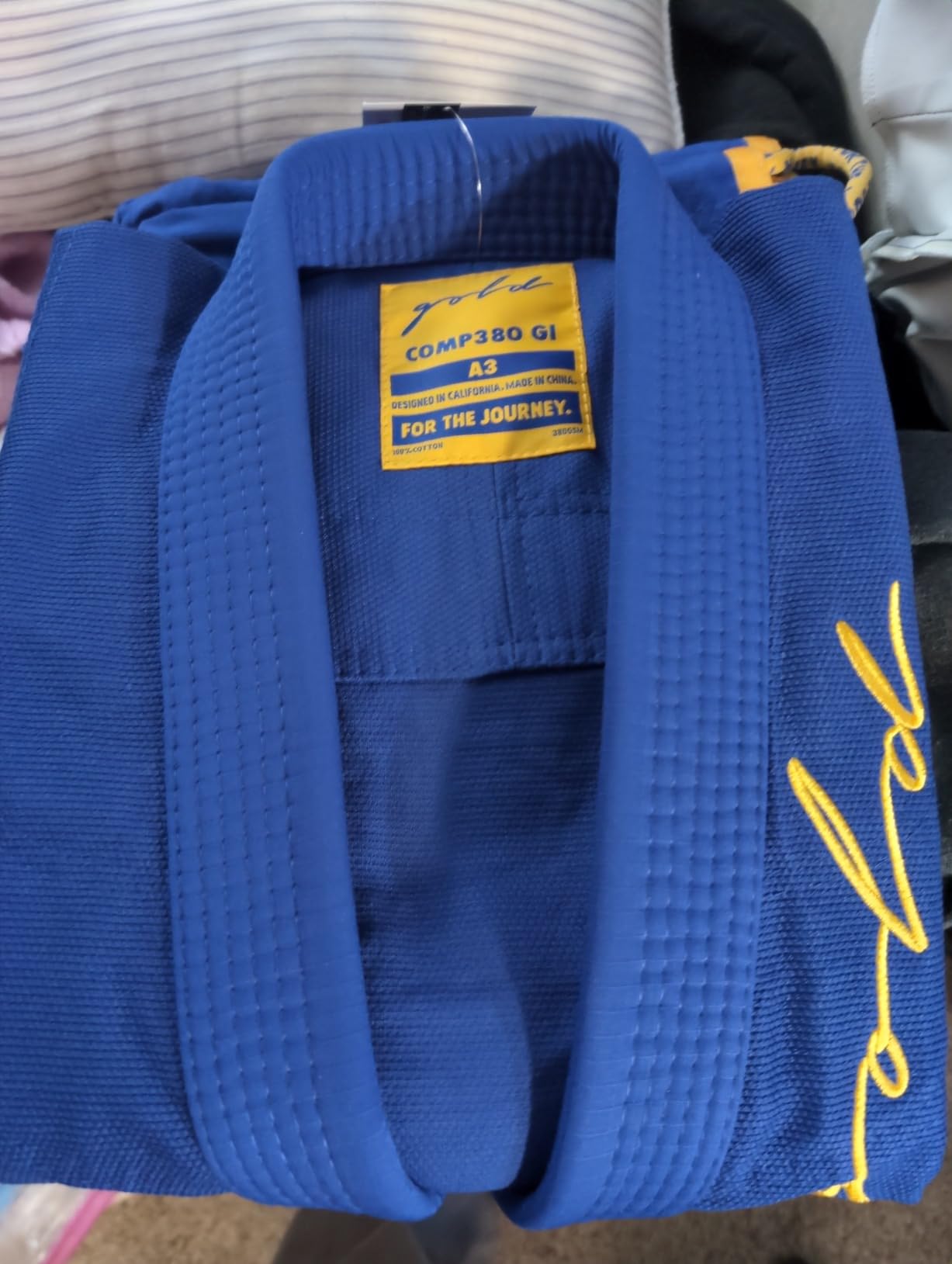 Gold BJJ Comp380 Gi - Lightweight IBJJF Legal Jiu Jitsu Gi for Men and Women customer photo 2