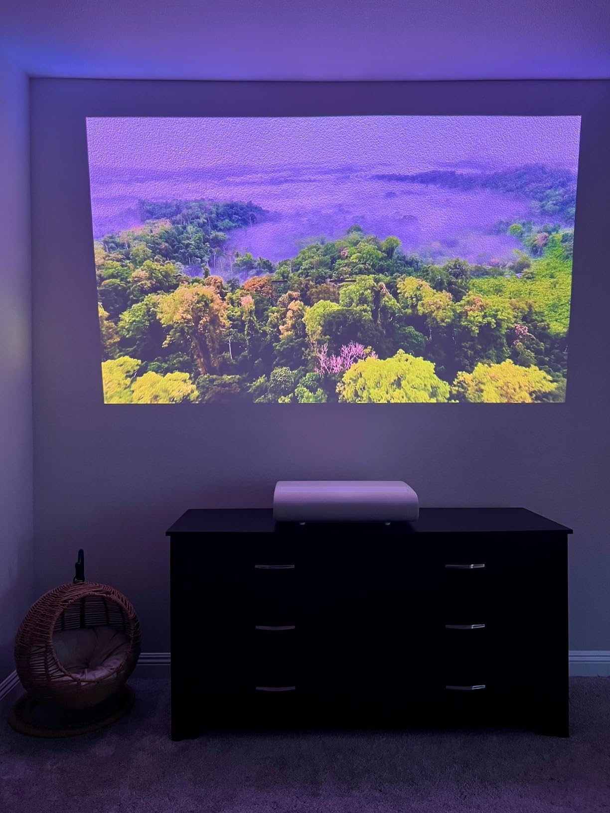 Samsung 130-Inch Class LPU9D Series The Premiere Ultra Short Throw 4K AI Smart TV Triple Laser Projector for Home Theater w/ Gaming Hub, Vision Boost, Powerful Sound, Alexa Built-In, SP-LPU9DSA, 2024 customer photo 1