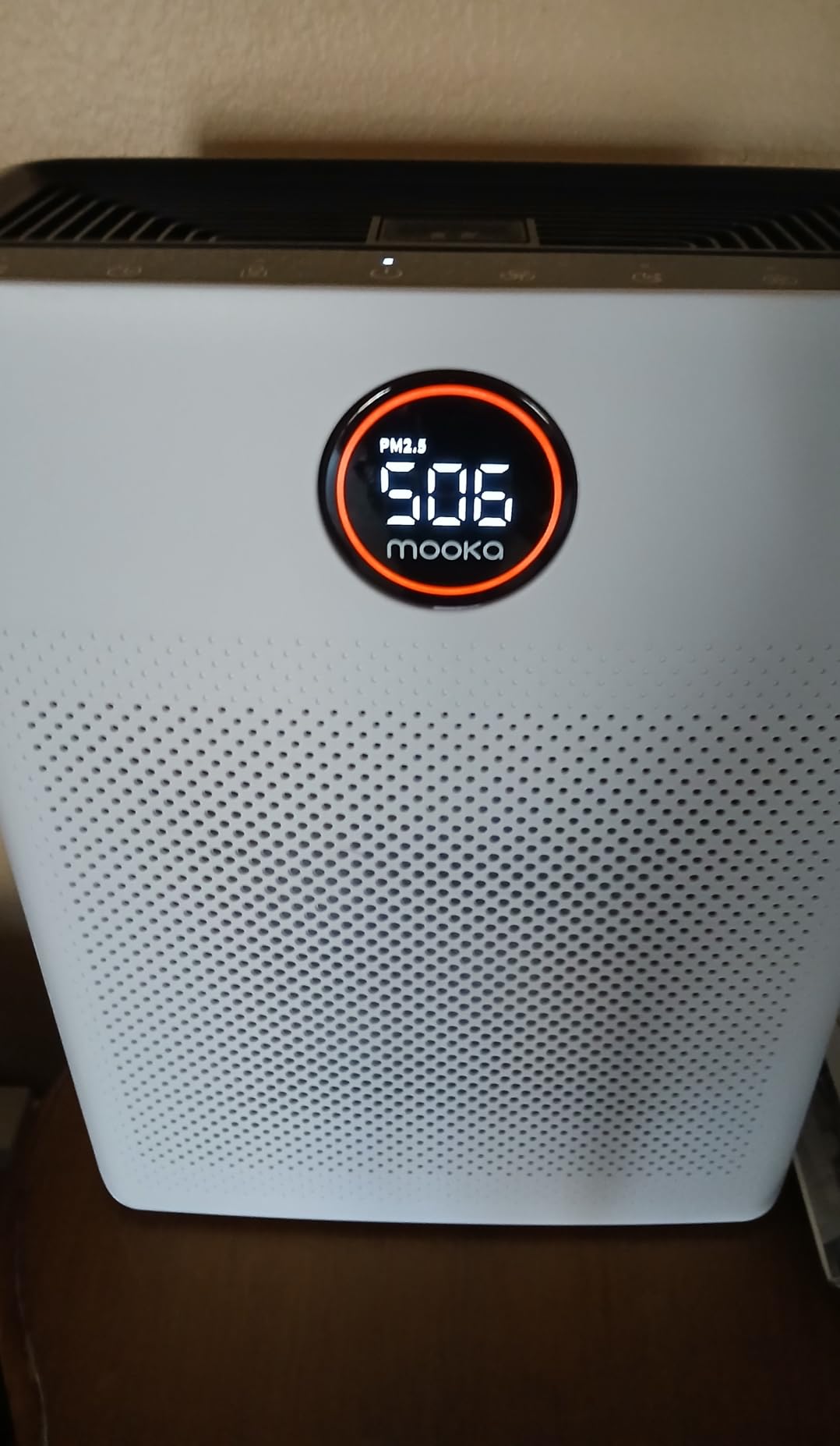 Air Purifiers for Home Large Room up to 2200sq.ft, MOOKA Air purifier for Home Pets with Washable Filter, PM 2.5 Display Air Quality Sensor Air Cleaner for Bedroom, Dorm room, Pets, Office PR1 (White) customer photo 2