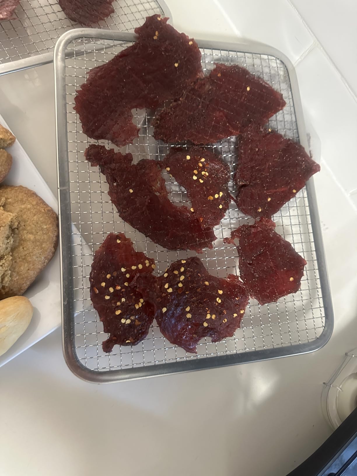 Commercial Food-Dehydrator Machine 14 Trays, 1200W Fruit Dehydrator,11.98ft² Meat Dryer for Jerky,190ºF Temperature Control,24H Large Food Dryer for Beef customer photo 1