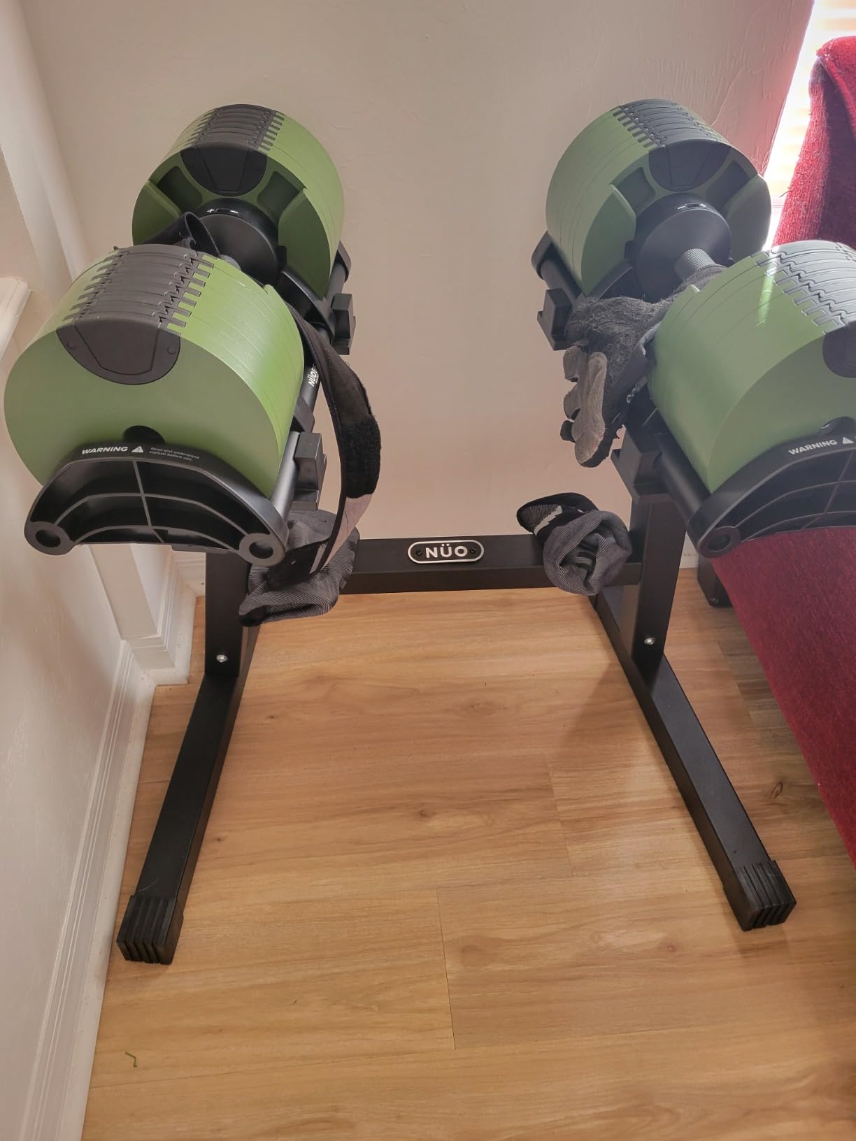 NÜOBELL Adjustable Dumbbell Set, 5-50 LB or 5-80 LB, Easy Twist 2024-25 Model, All-In-One Weights Set (Pair) for Home, Original Manufacturer customer photo 2