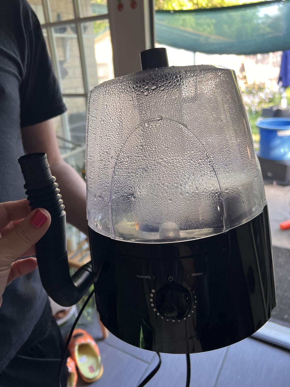 Reptile Fogger, Terrarium Humidifier, Plant Humidifier, Fog Machine Mister for Reptiles and Plants Vivarium, 3.5L Large Capacity, Ideal for Reptiles/Amphibians/Grow Room/Grow Tent Humidifiers customer photo 2