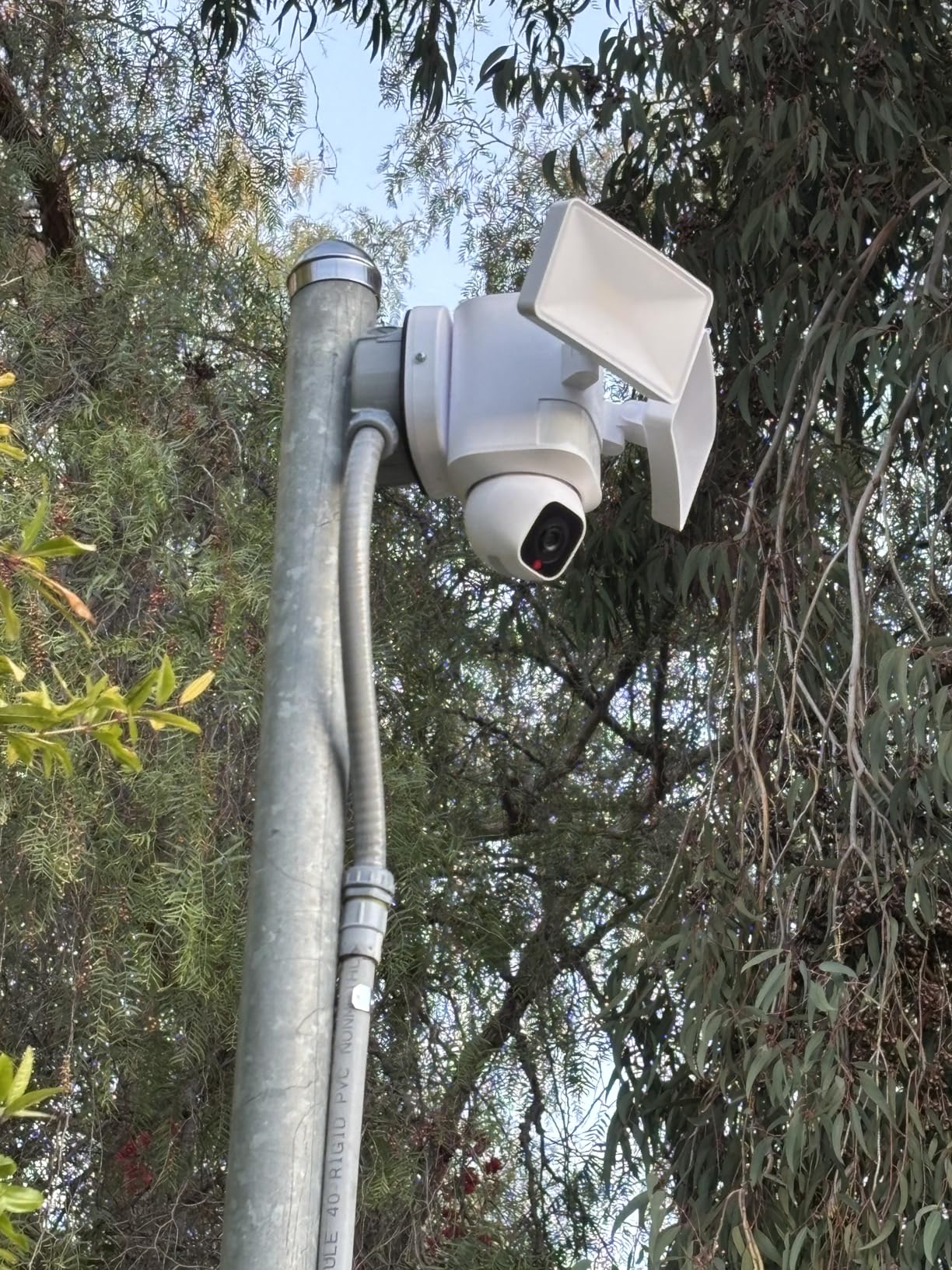 Floodlight Camera E30, Security Camera Outdoor, 360° Pan and Tilt, AI Detection and Tracking, 2K Video, 2.4GHz Wi-Fi, 2,000 Lumens, Custom Voice and Light Alerts, 24/7 Recording customer photo 1