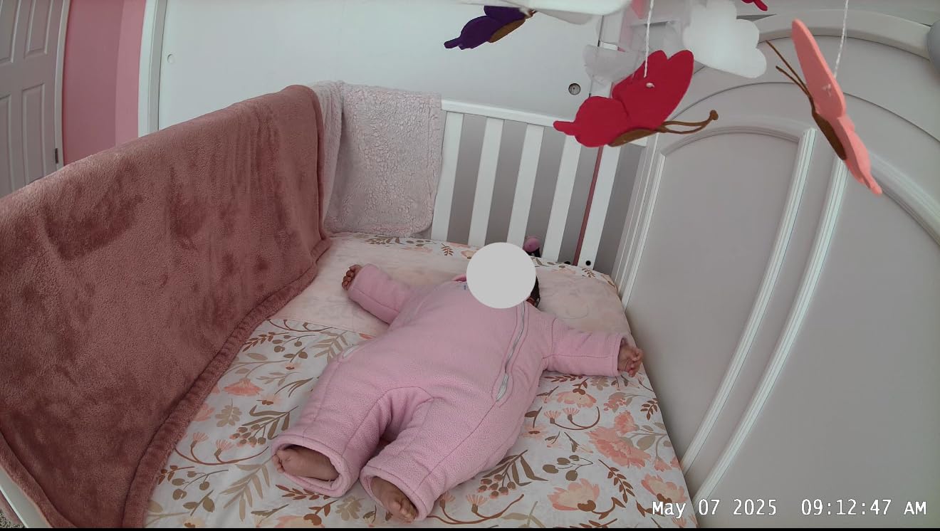 eufy Security Baby Monitor E21 with 4K UHD Camera, 5'' 720p Display, 8X Zoom, Hybrid Wi-Fi and No Wi-Fi Connection, 24/7 Recording in app, Pan-Tilt, Portable Camera with Built-in Battery, ANR customer photo 1