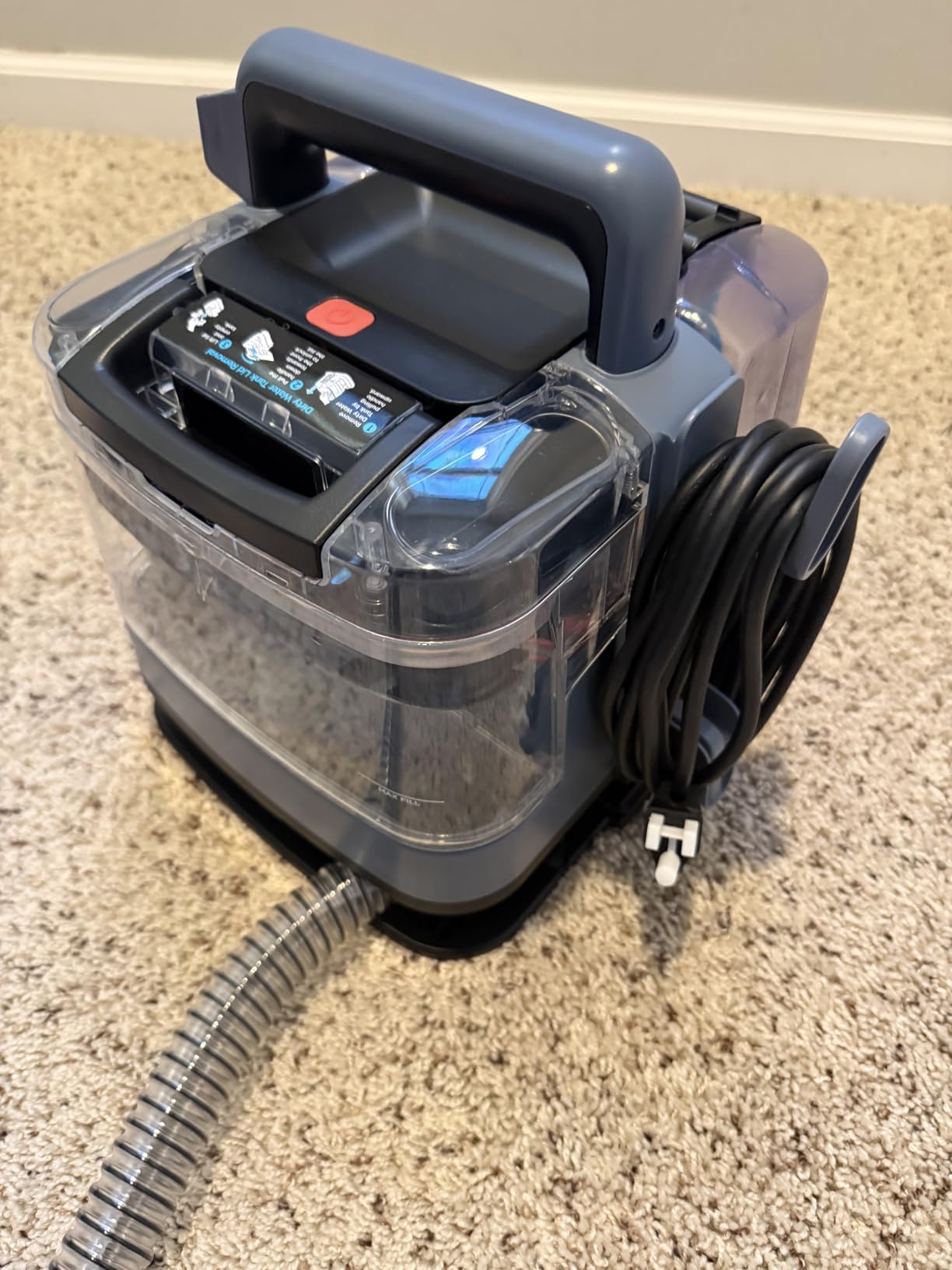 Shark StainStriker HairPro Portable Carpet, Upholstery & Area Rug Cleaner with Pet Mess & Hair Tools, Self-Cleaning, Perfect for Pets & Car Interiors, Copper, PX251 customer photo 1