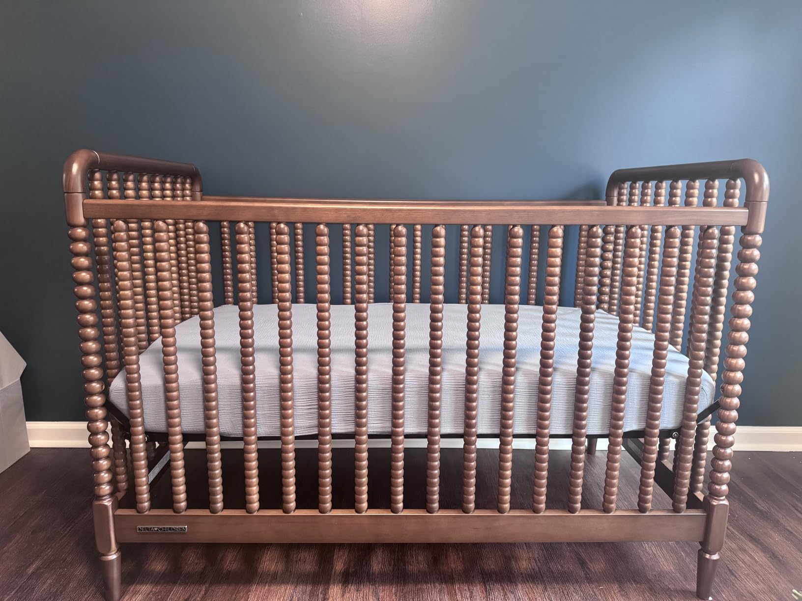Delta Children Saint 4-in-1 Convertible Crib - Greenguard Gold Certified, Teak Brown customer photo 1