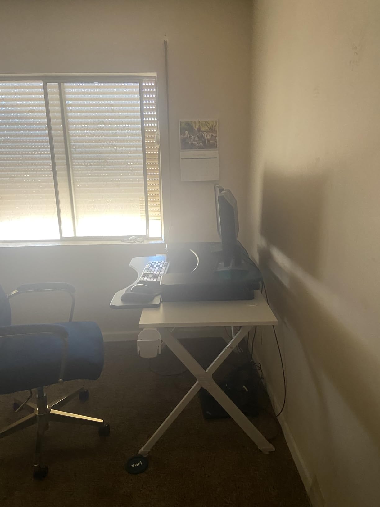 Vari VariDesk Pro Plus 36 Standing Desk Converter - 11 Height Settings + Spring Lift, 2 Tier Design, Keyboard Tray, Fits Desktops 36