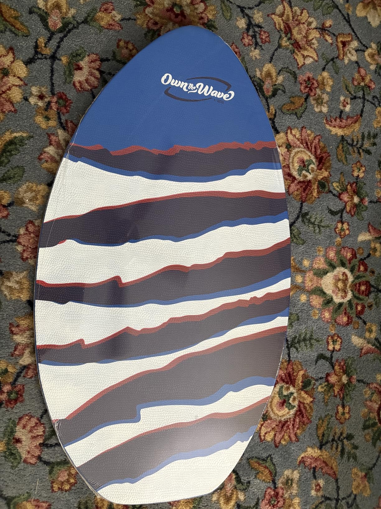 Own the Wave New Zealand 'Claw Strike' Skimboard with Colored EVA Grip Pad and High Gloss Clear Coat Wooden Skim Boards for Kids and Adults customer photo 2