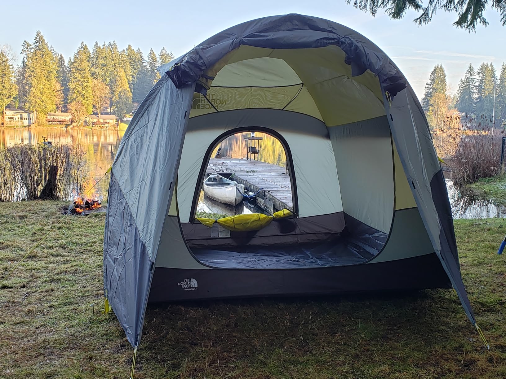 The North Face Tents Wawona 4 Tent - Four-Person Camping Tent, Water Repellent, Spacious & Easy to Set Up, Attached Vestibule customer photo 2