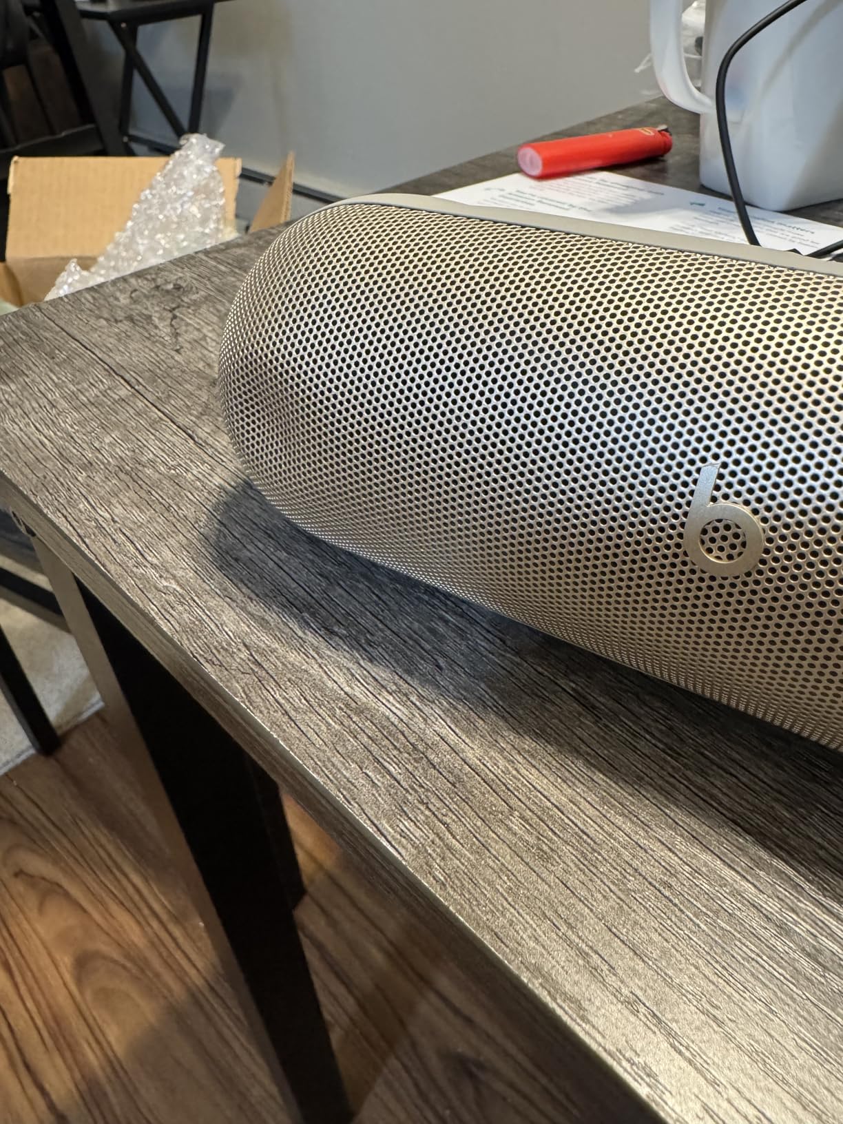 Beats Pill - Bluetooth Speaker and Portable Wireless Charger via USB-C - Up to 24 Hours Battery Life, IP67 Water Resistant, Apple & Android Compatible, Built-in Microphone - Champagne Gold (Renewed) customer photo 1