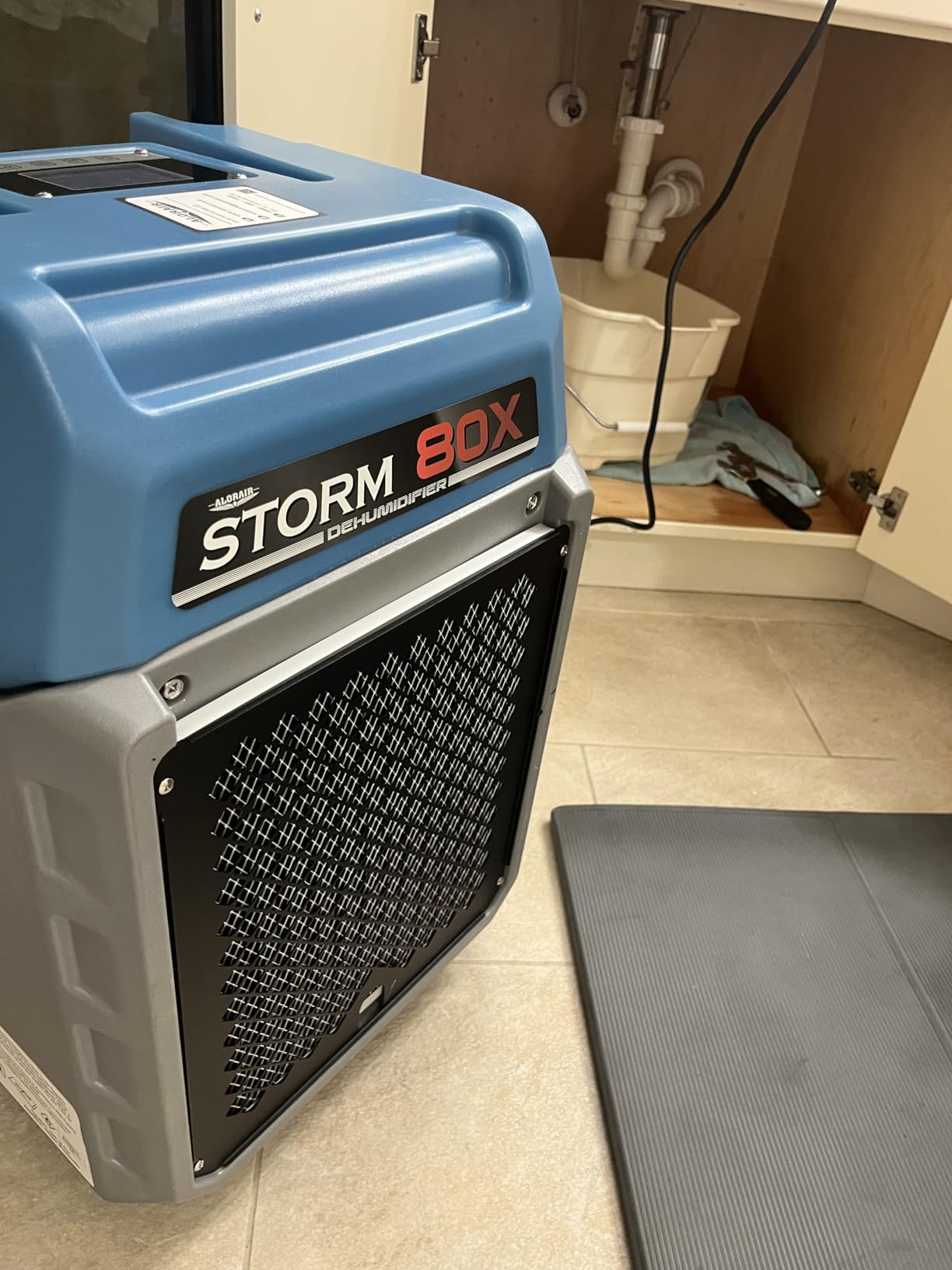 ALORAIR LGR Commercial Dehumidifier with Pump & Drain Hose, Portable Industrial Dehumidifiers with Wheels for Water Damage Restore, Basement, Garage, 5 Years Warranty customer photo 2