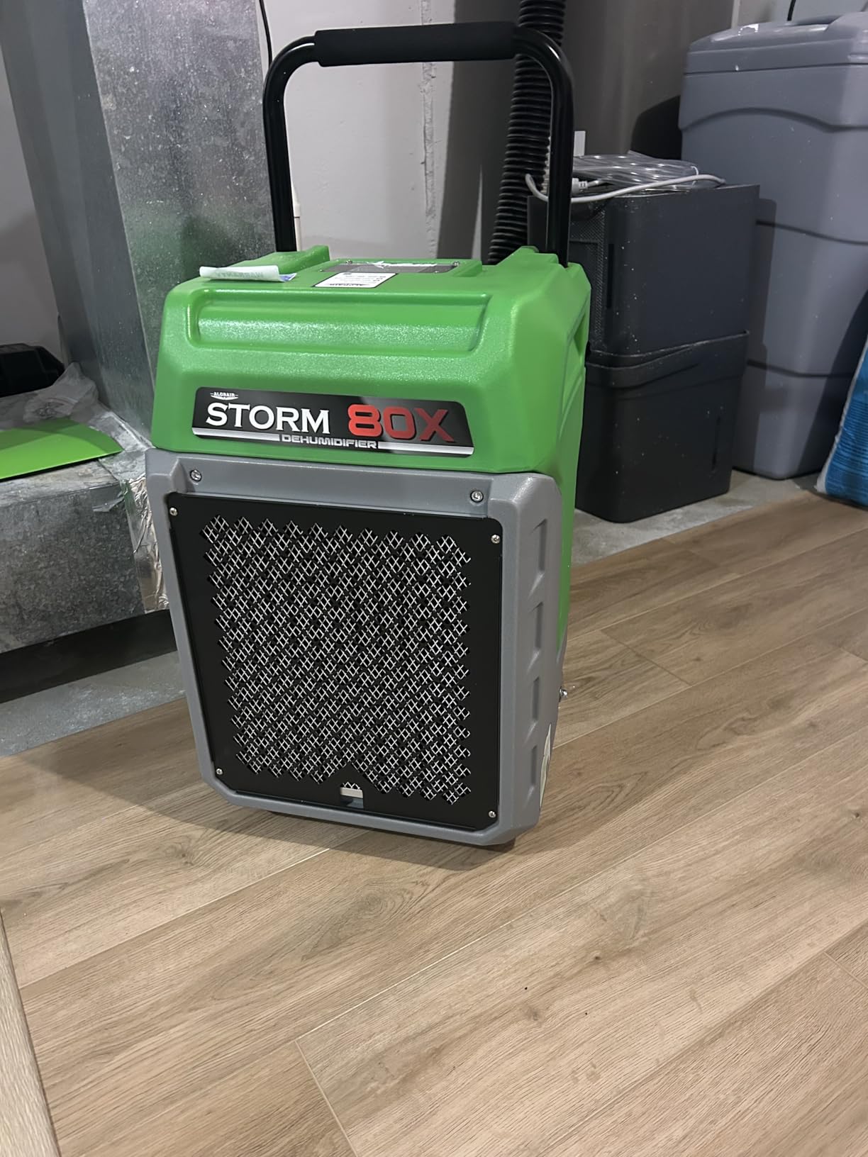 ALORAIR Storm LGR Commercial Dehumidifier with Pump & Drain Hose, Portable Industrial Dehumidifiers with Wheels for Water Damage Restore, Basement, Garage, 5 Years Warranty customer photo 1