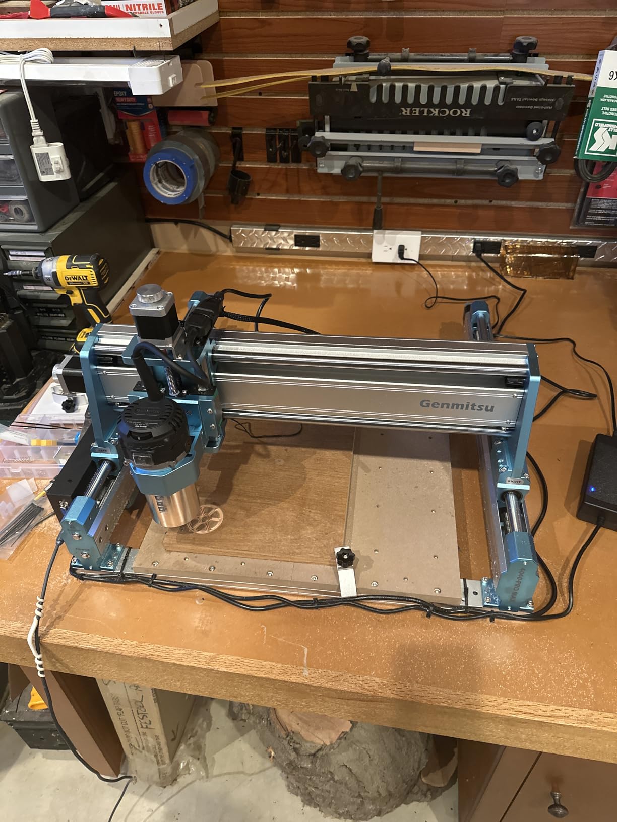 SainSmart Genmitsu 4040-PRO MAX CNC Router, 710W Trimmer & Linear Rail Driven, Work Area 410 x 405 x 77mm, for Wood Metal Acrylic Cutting Milling, GRBL Control customer photo 1
