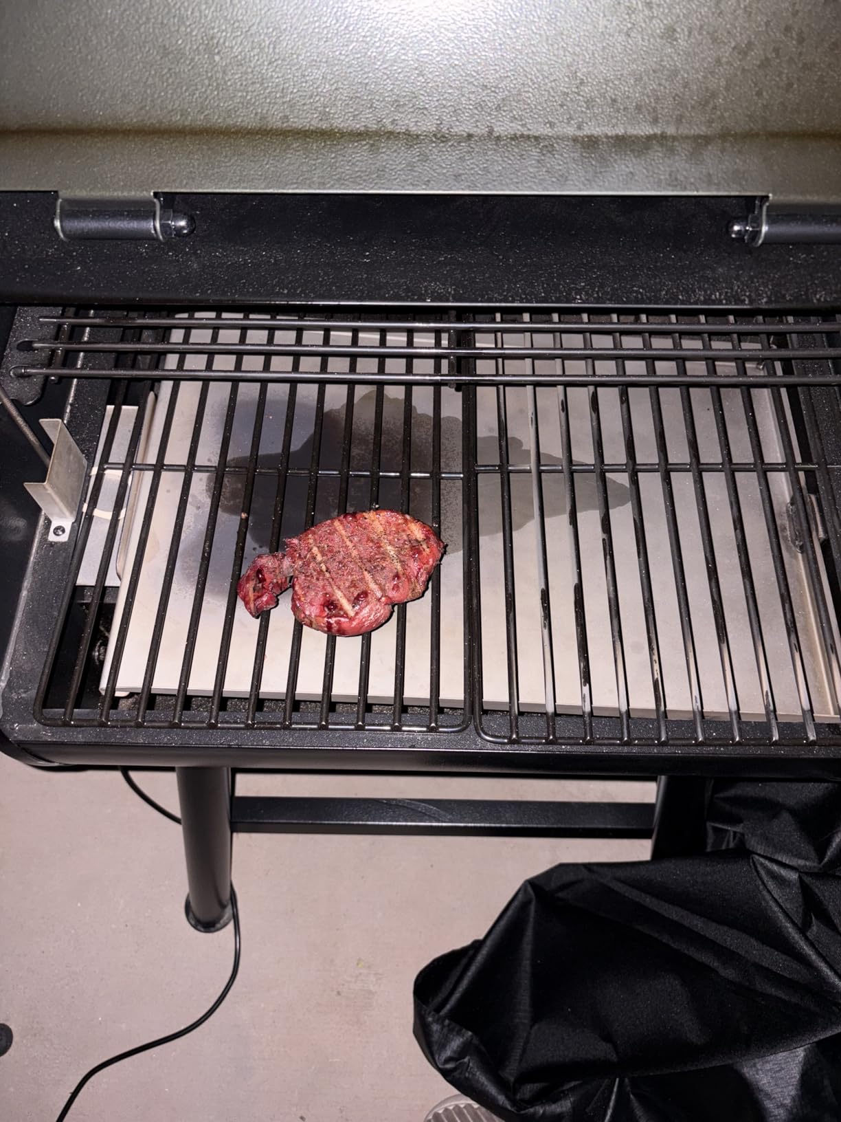 Electric Pellet Grill 456 SQ.IN Cook Area Pellet Smoker with Auto Feed & PID Controller 500F Max Temperature 8 in 1 BBQ Grill with Meat Probe & Side Table customer photo 1