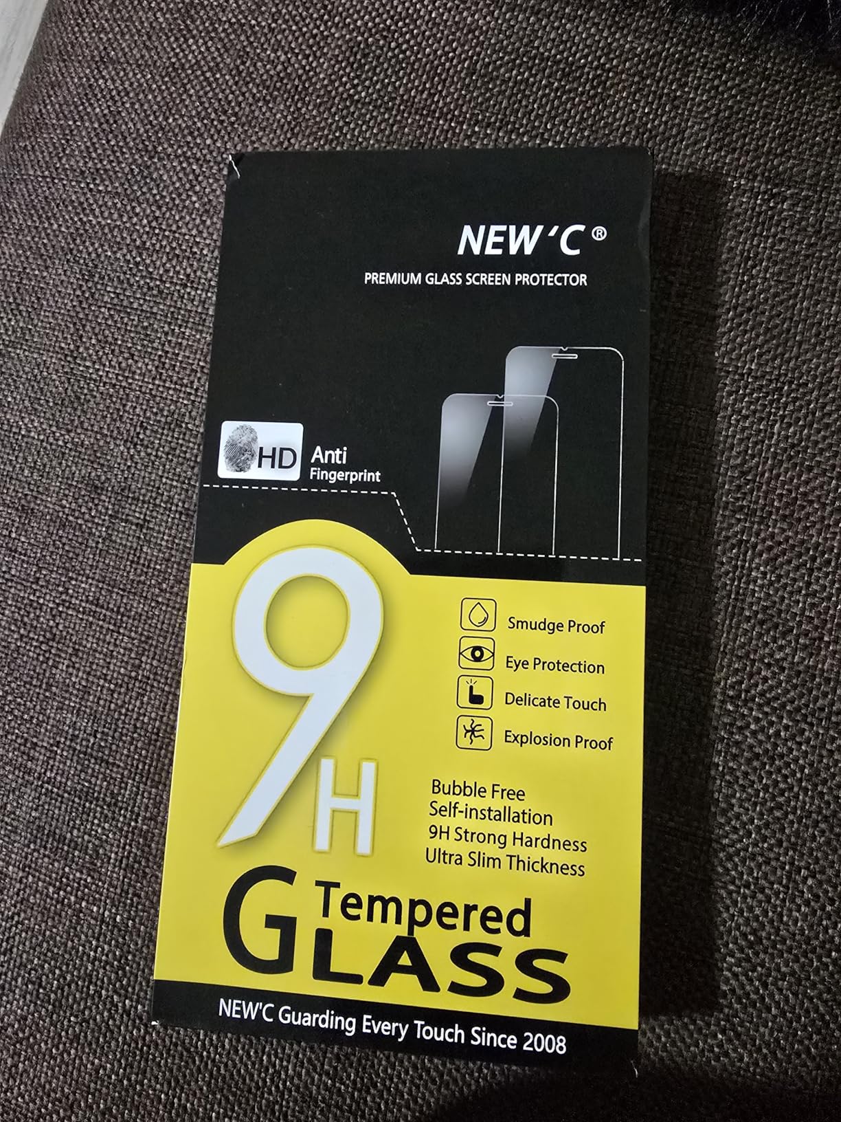 NEW'C 3 Pack Privacy for iPhone 16, iPhone 15 Screen Protector (6.1 inches), Anti-Spy Tempered Glass Film, Enhanced 28-Degree Privacy Angle with easy installation tool included customer photo 1