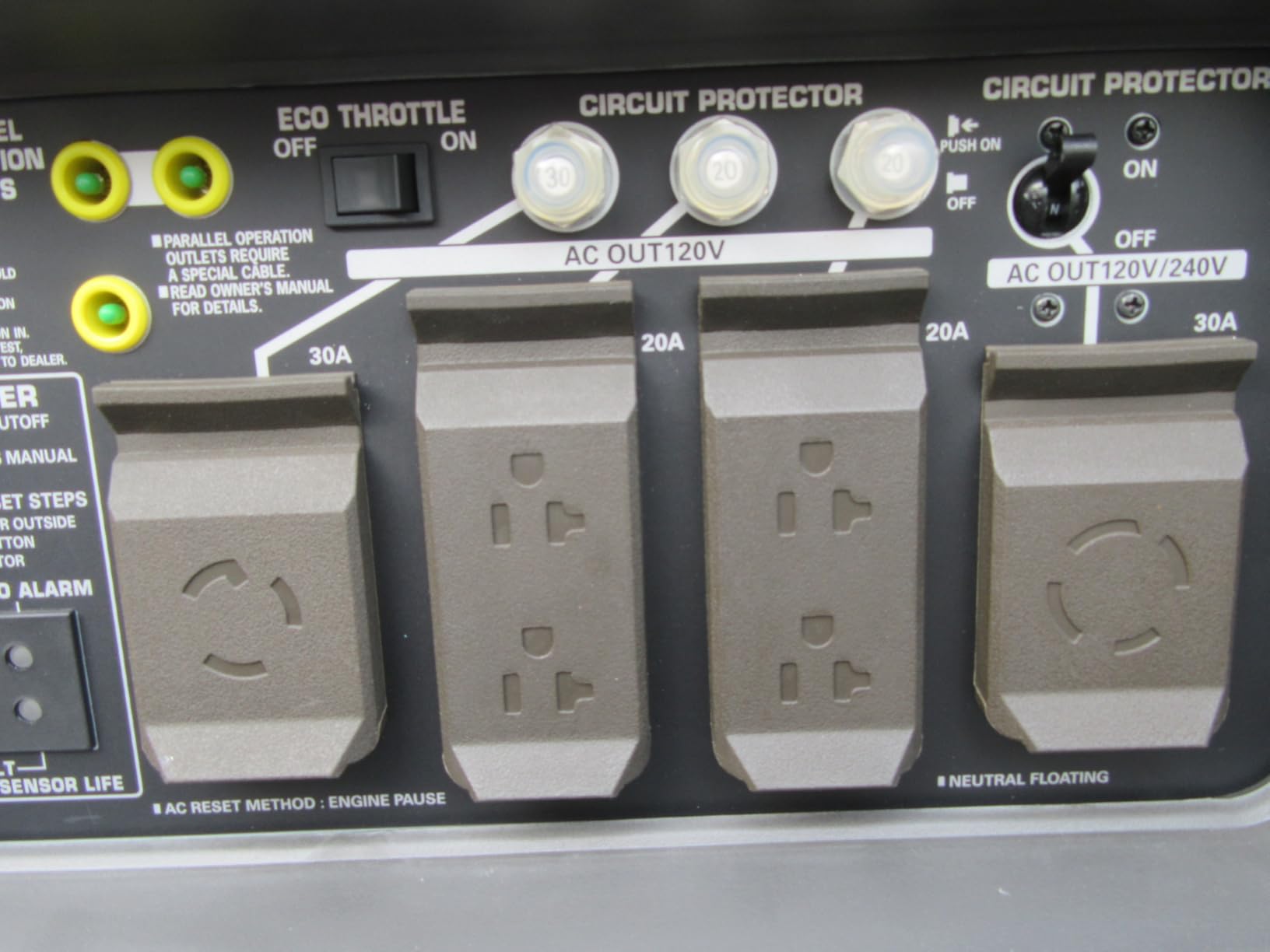Honda EU7000IS 7,000 Watt Inverter Portable Backup Generator, Super Quiet, Electric Start customer photo 2