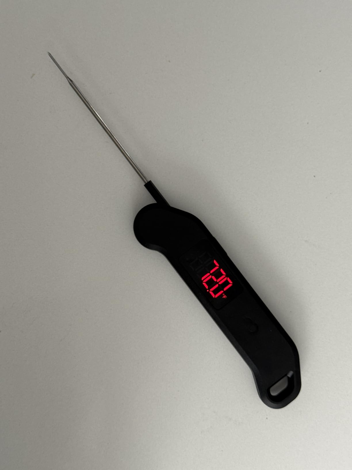 Professional Digital Meat Thermometer, 1 Sec Instant Read, ±0.5℉ Accuracy NIST&NSF Certified Food Thermometer, Auto-Rotate Bright LED Screen, Highly Waterproof Cooking Thermometer for Grill BBQ, Black customer photo 1