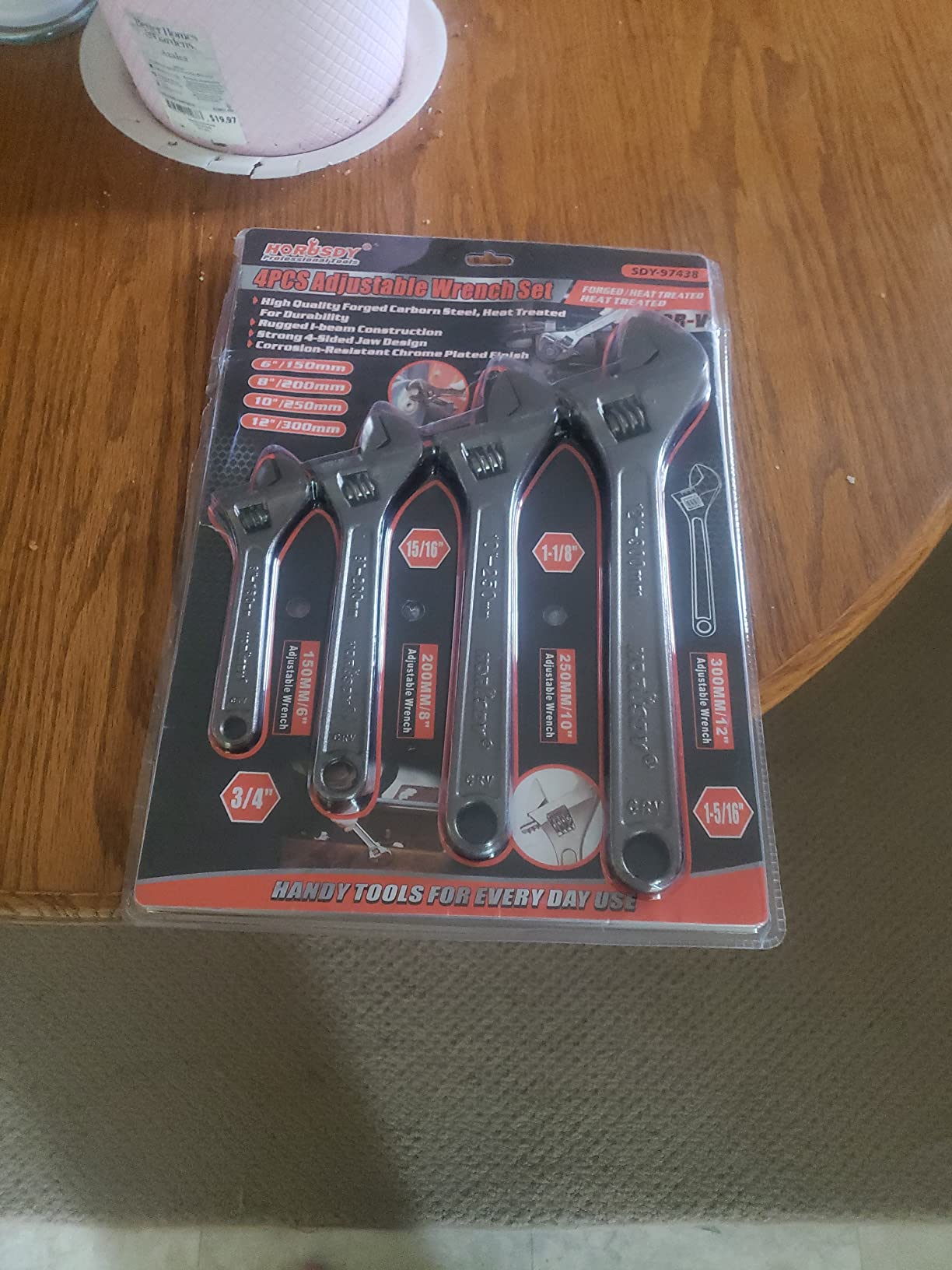 HORUSDY 26-Piece Ratcheting Wrench Set | Metric and SAE | Ratchet Combination Wrenches Set with Organizer | 72-Tooth | Chrome Vanadium Steel | 6-19 mm & 1/4 to 3/4 (13-Piece Metric&SAE) customer photo 2