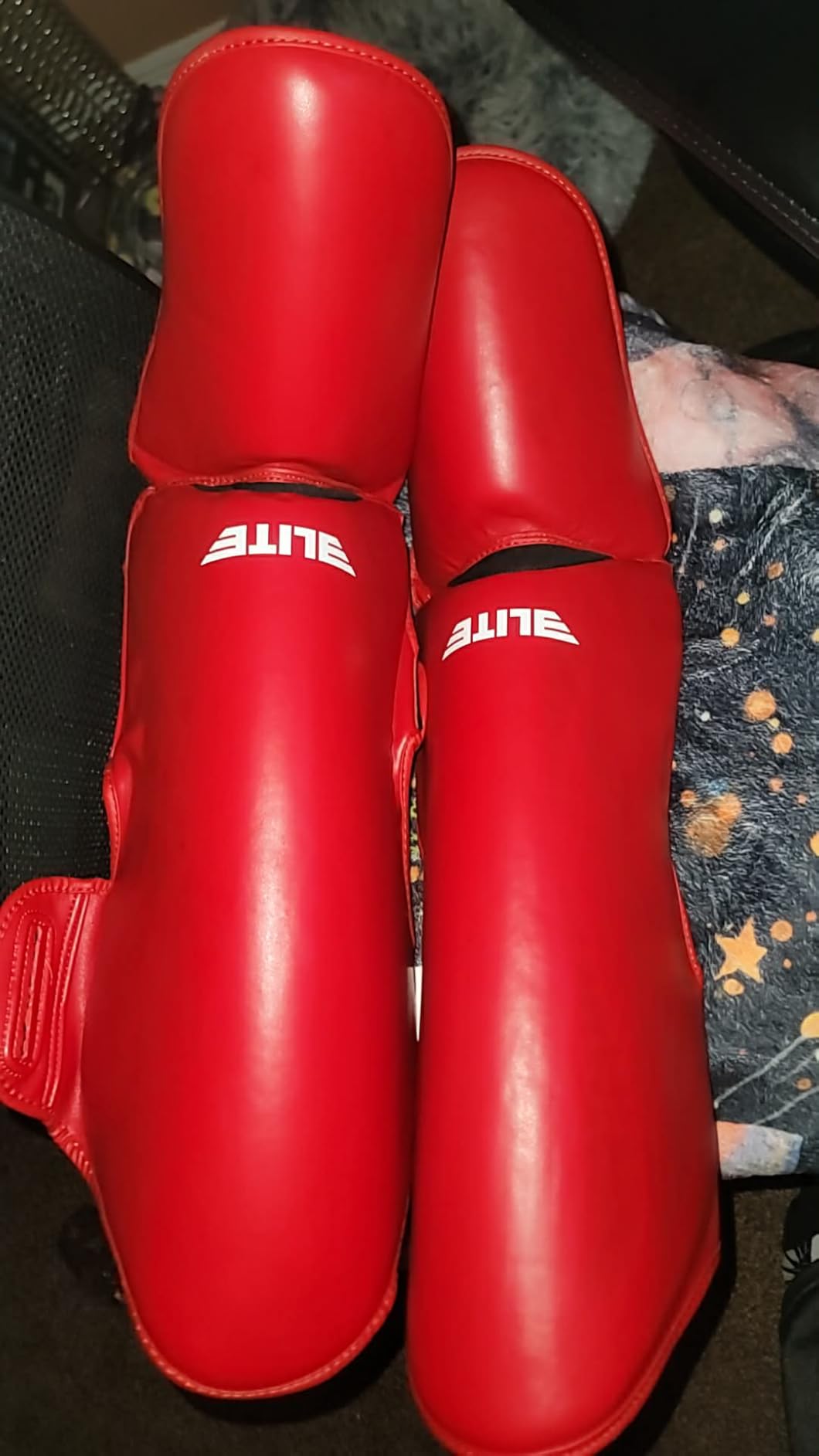 Elite Sports Muay Thai Shin Guards Kickboxing MMA Muay Thai Leg Instep Protective Pads customer photo 2