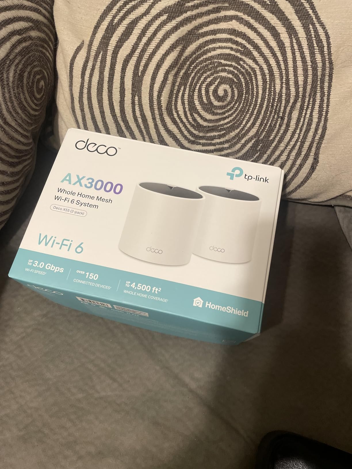TP-Link Deco 7 BE25 Dual-Band BE5000 WiFi 7 Mesh Wi-Fi System | 4-Stream 5 Gbps, 240 Mhz | Covers up to 6,600 Sq.Ft | 2X 2.5G Ports Wired Backhaul | VPN,MLO, AI-Roaming, HomeShield, 3-Pack customer photo 2