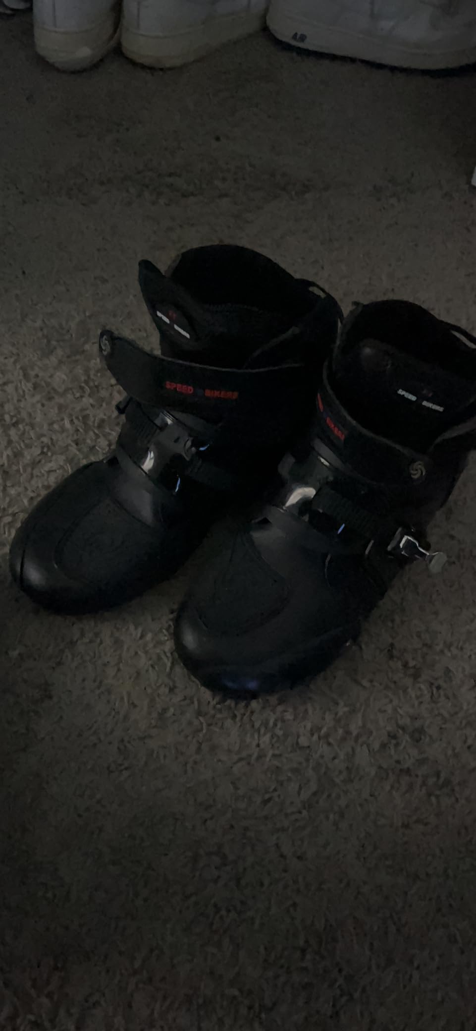 1Storm Men's Motorcycle Boots Rider Racing Black Hiking Trekking Outdoor Boots customer photo 2