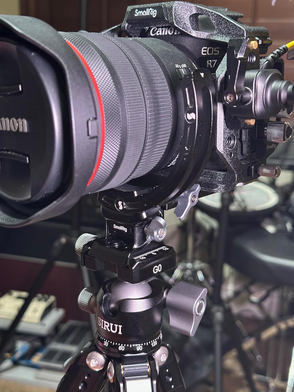 SmallRig Horizontal-to-Vertical Mount Plate Kit for Mirrorless Cameras, for Sony, for FUJIFILM, for Nikon, for Canon, Tripod Mount Ring Lens Mount with Quick Release Plate for Arca Type - 4349 customer photo 2