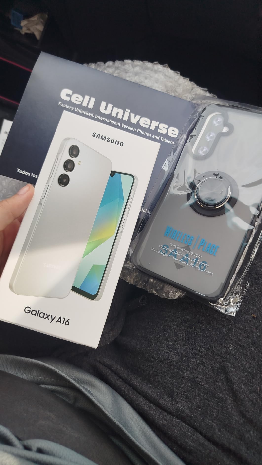 Galaxy A16 4G LTE (128GB + 4GB) International Model SM-A165F/DS Factory Unlocked, 6.7 inch, Dual SIM, 50MP Triple Camera (Case Bundle), Black customer photo 2