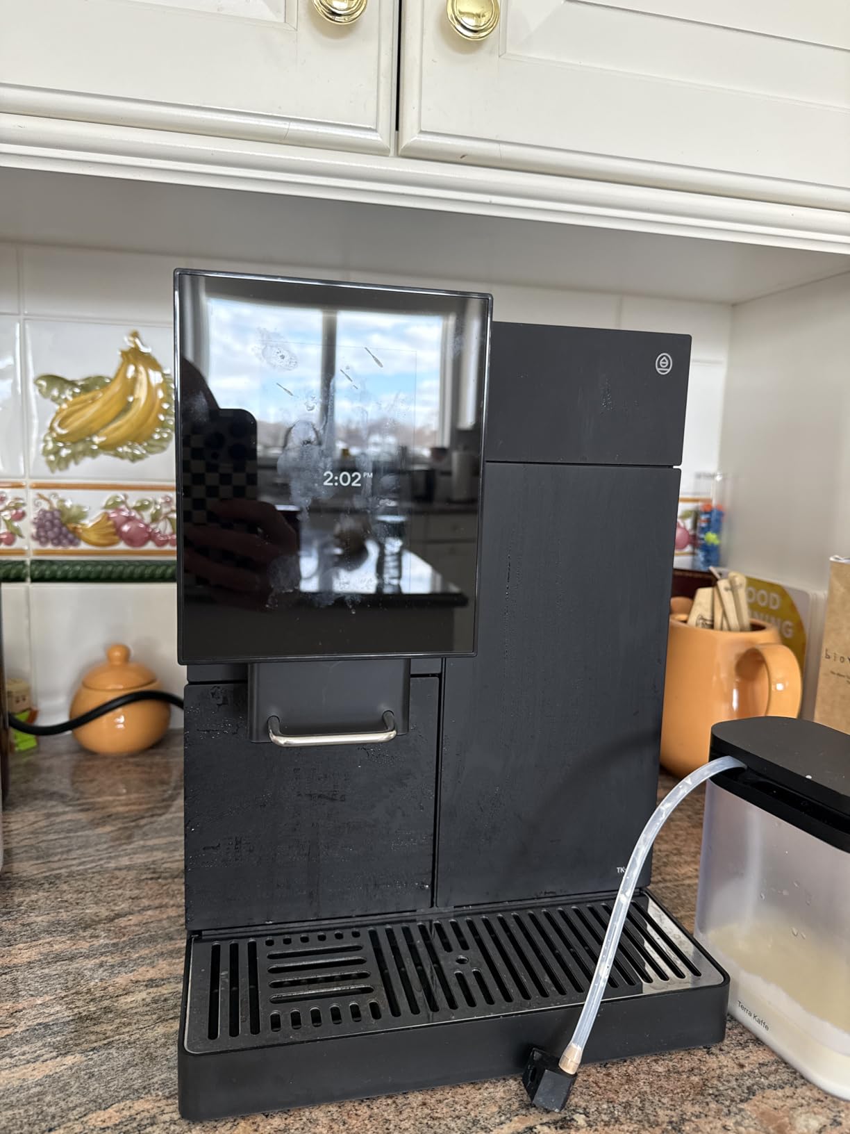 Terra Kaffe Super Automatic Espresso Machine - App-Enabled Coffee Machine - Auto Wake & Sleep - All Milk Types - Roaster-Approved Espresso Settings - Cappuccino Machines for Home - Black TK-02 customer photo 2