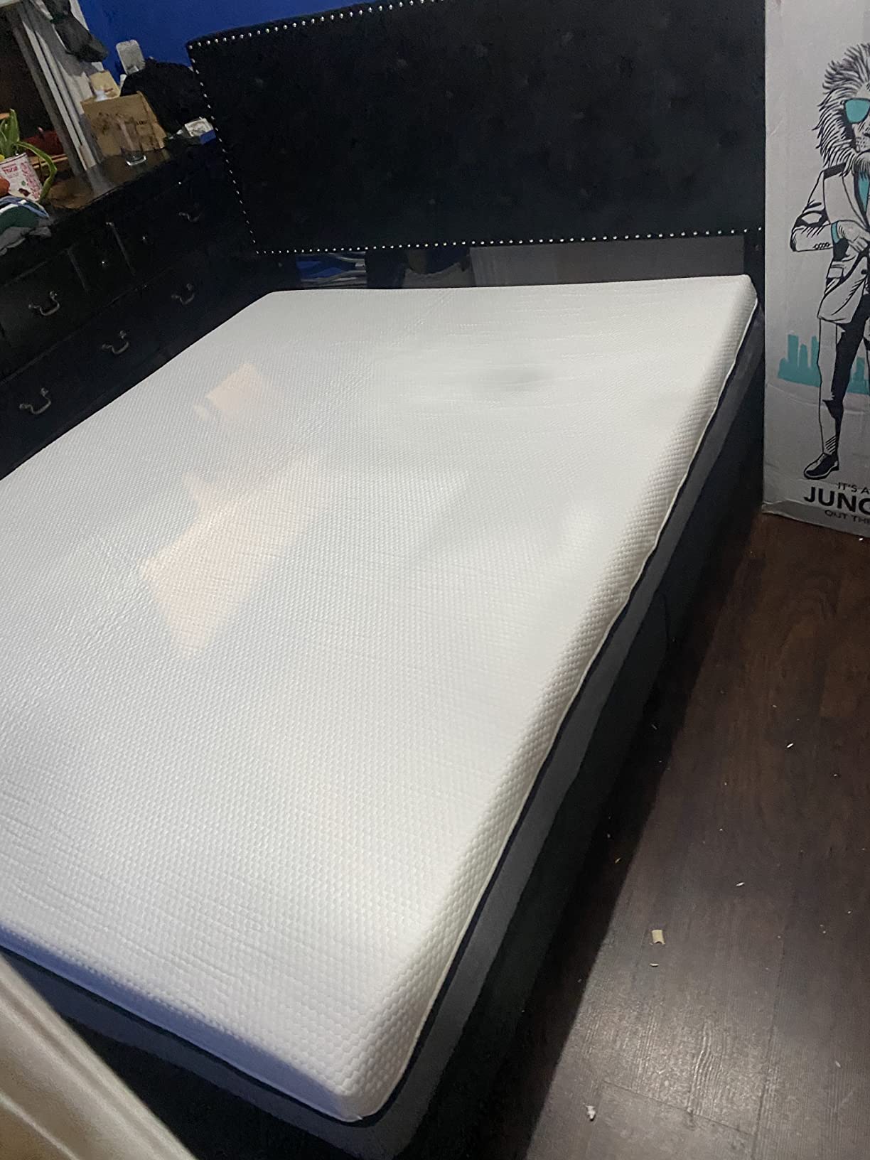 Lull Luxe Premium Hybrid Queen Mattress 15 Inch - 7 Layer Memory Foam Queen Mattress with Cooling Gel Tech - Highest Density & Therapeutic Support for All Positions - 365 Night Trial Mattress in a Box customer photo 1
