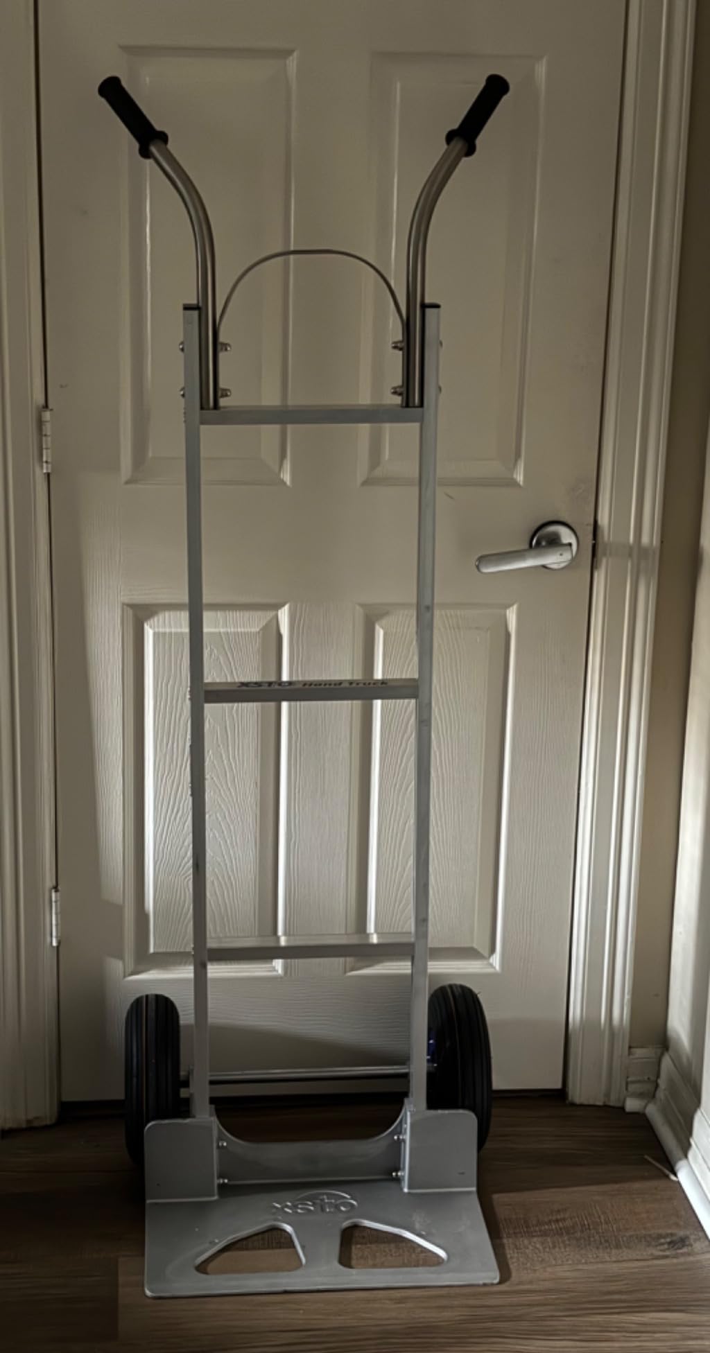 Electric Stair Climbing Dolly, Moving Heavy Objects Up and Down Stairs Effortless, 550lbs Heavy Duty Stair Climber Hand Truck with Telescoping Handle customer photo 1
