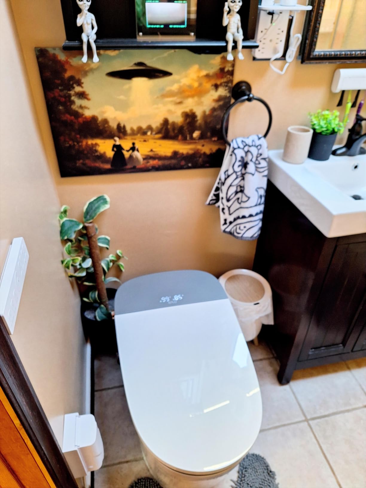 EPLO Smart Toilet Bidet with Auto Open Close,1000 Gram MaP Flush Score,Foam Dispenser, ADA Comfort Height, Blackout Flush,Auto Flush,Heated Seat,One Piece Elongated Toilet with Tank Built in U8MAX customer photo 1