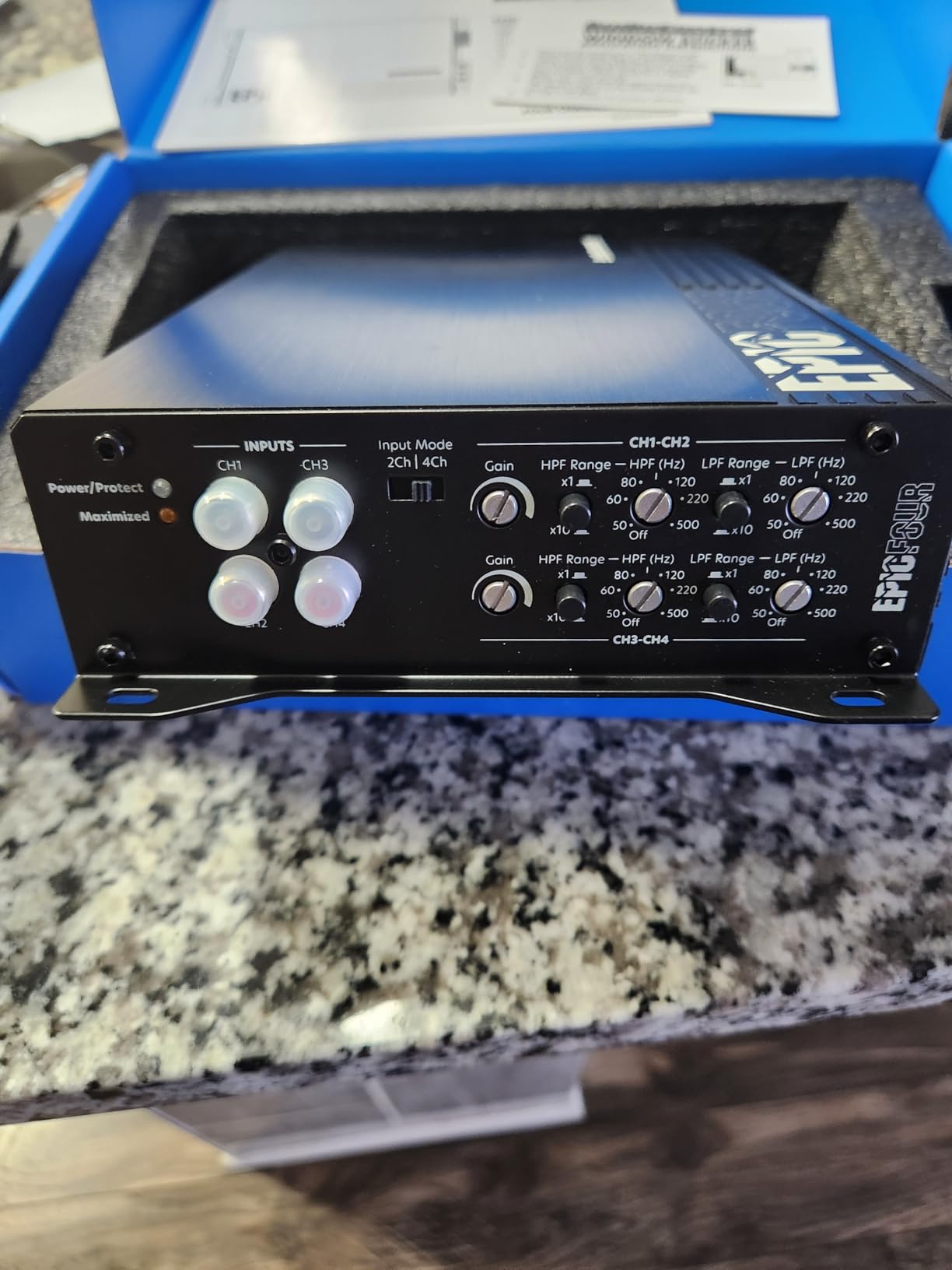 AudioControl EPICFIVE 5-Channel Amplifier Car Audio 1100W RMS, Compact Digital Class D, Includes Bass Knob, High/Low Pass & Subsonic Filter, Epic Bass Boost, Smart Auto Protection, Epicenter Link customer photo 1