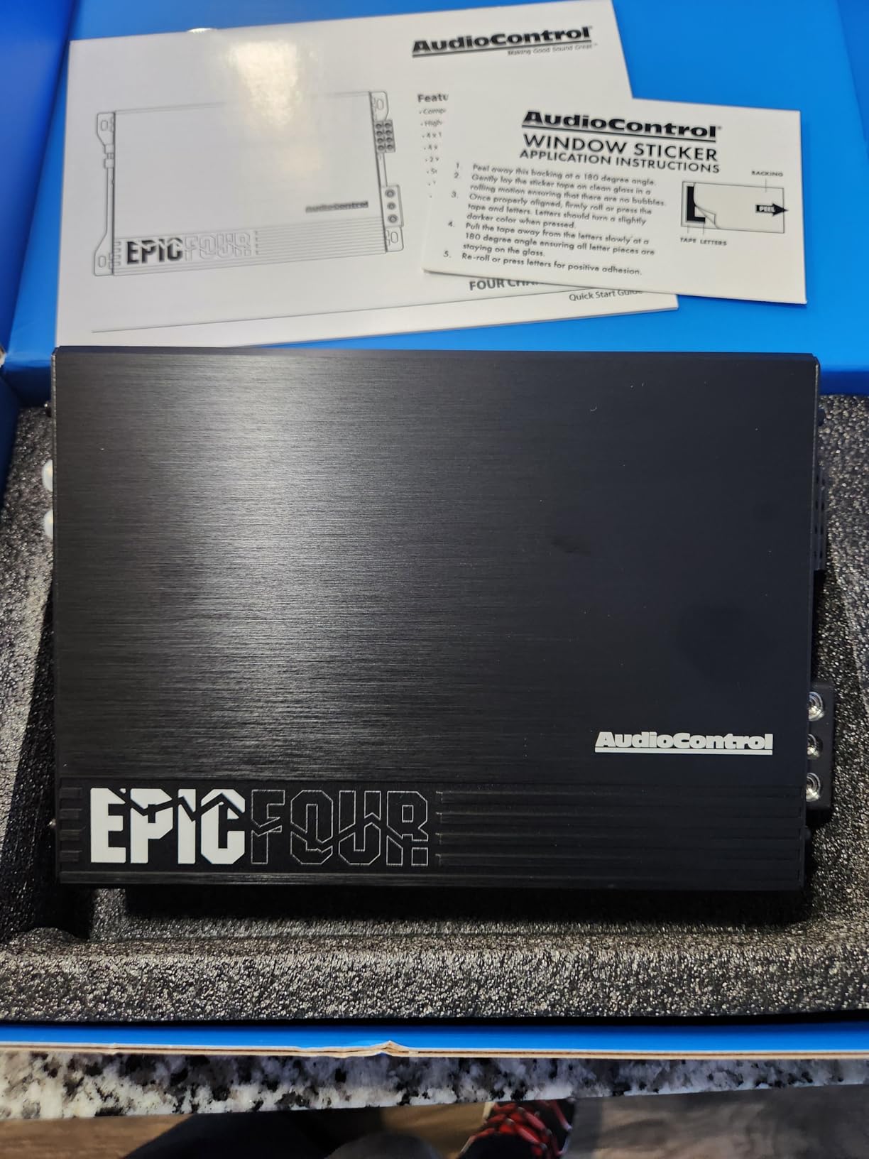 AudioControl EPICFIVE 5-Channel Amplifier Car Audio 1100W RMS, Compact Digital Class D, Includes Bass Knob, High/Low Pass & Subsonic Filter, Epic Bass Boost, Smart Auto Protection, Epicenter Link customer photo 2