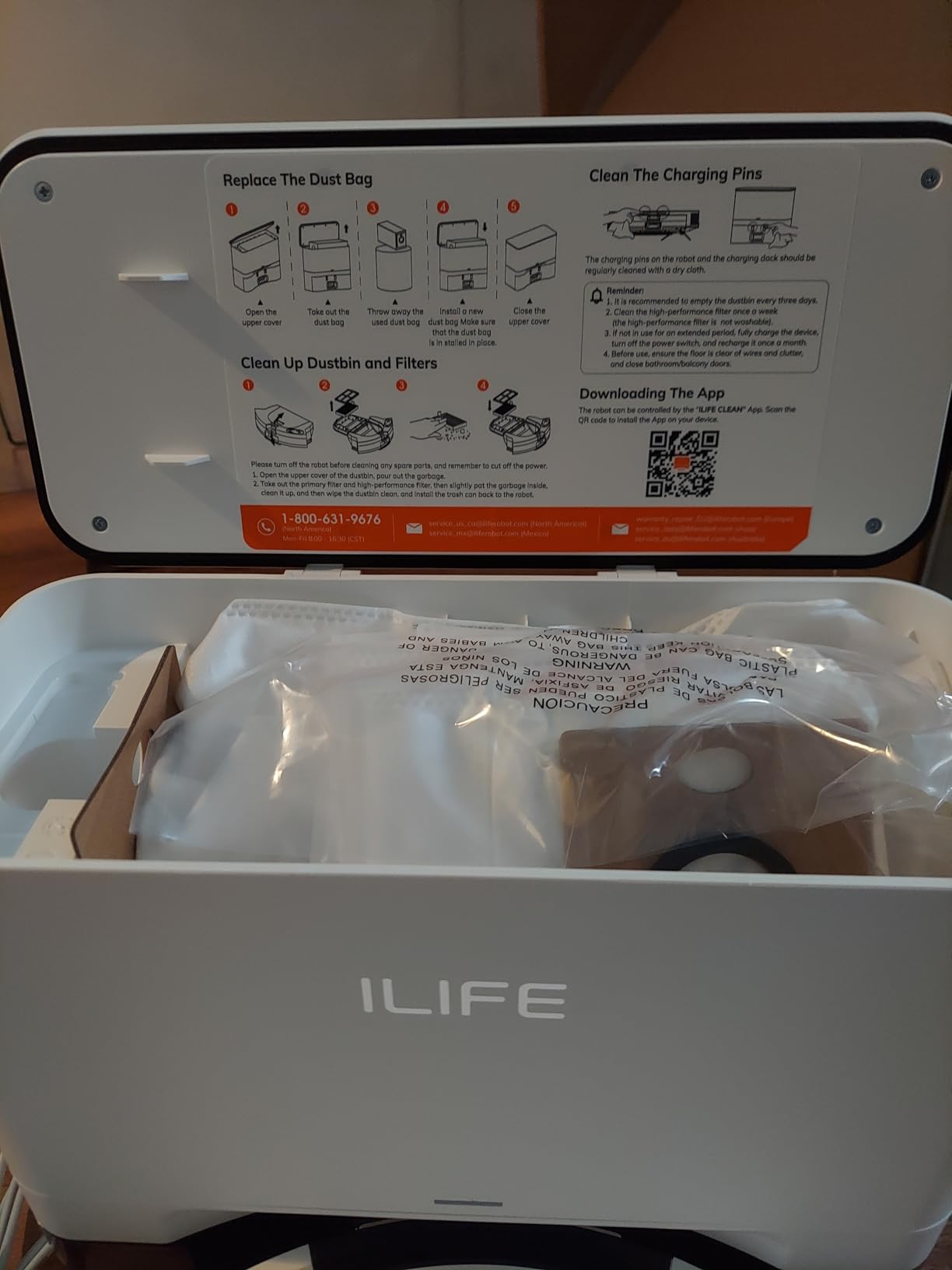 ILIFE A12 Pro Robot Vacuum and Mop Combo, Self Emptying Station for 60 Days, LiDAR Navigation, Home Mapping, No-Go Zones, 2.4G WiFi/App/Alexa/Remote Control, for Hard Floors, 110V customer photo 2