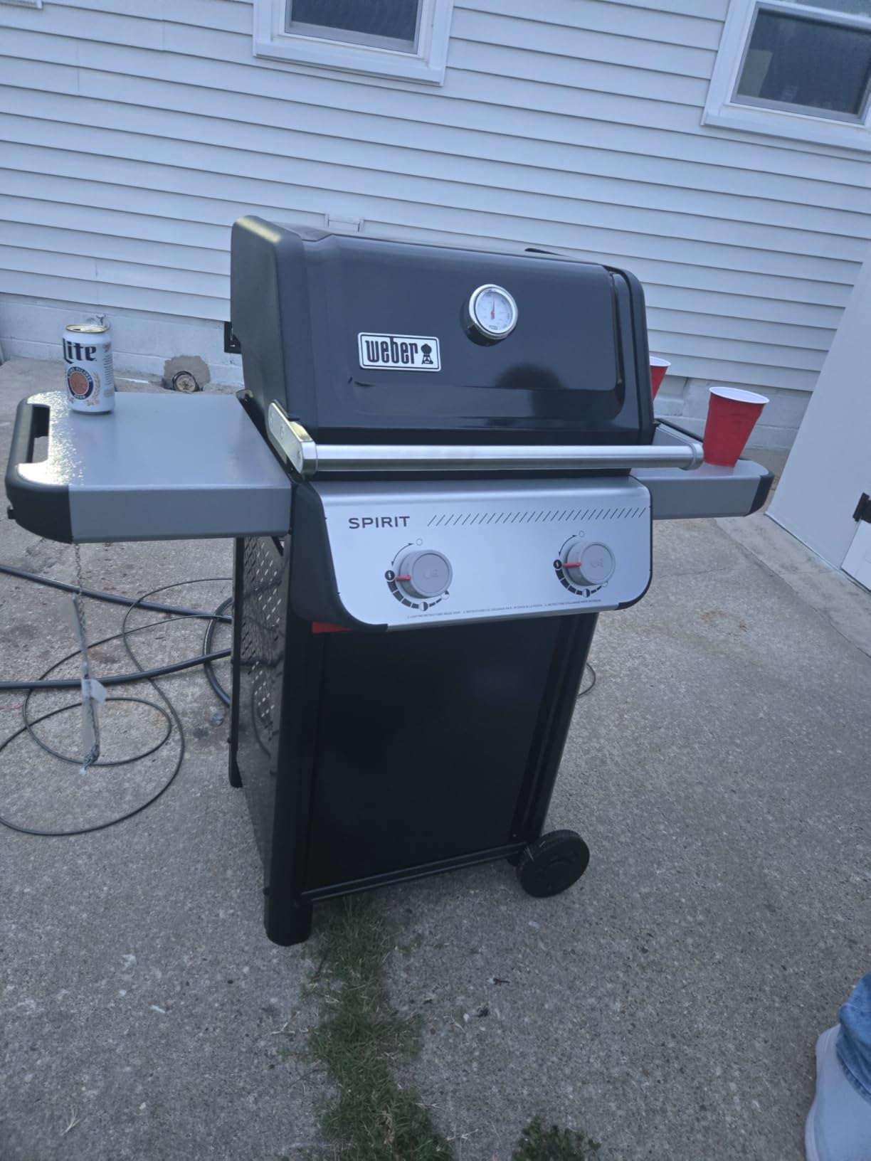 Spirit E-310 Liquid Propane Gas Grill for Outdoor Cooking and BBQ, 3 Burners, Black - Porcelain-Enameled Cast-Iron Grates & Snap-Jet Ignition customer photo 2