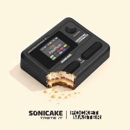 SONICAKE Pocket Master-Portable Multi Effects Pedal, 100+ Built-in Guitar/Bass/Acoustic Effects, Amp Modeling, IR Cabinets Simulation, Stereo OTG USB Audio Interface, Rechargeable Guitar Pedal (Black) customer photo 1