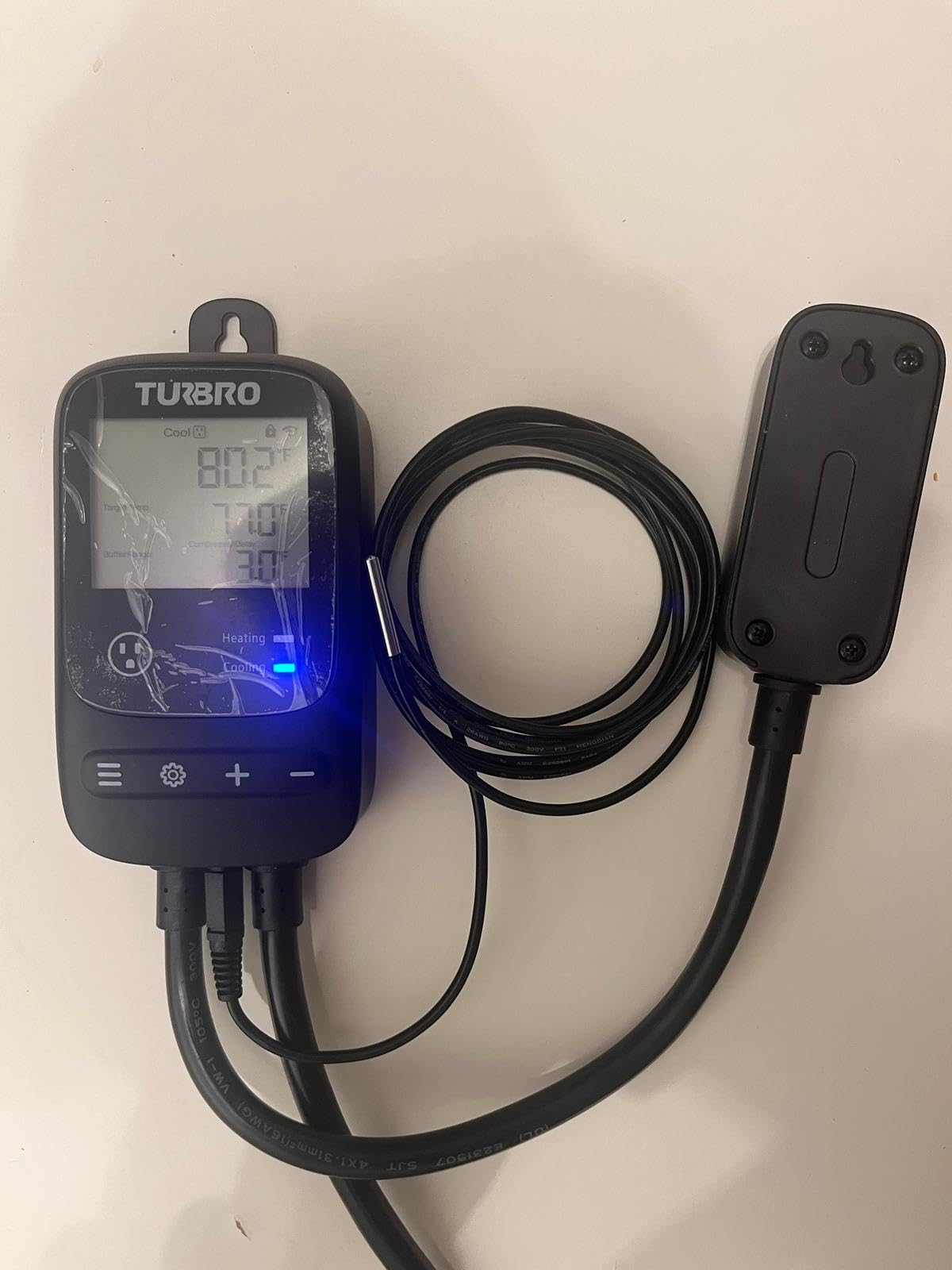 TURBRO Smart Temperature Controller Heating Cooling, WiFi-Enabled Thermostat with Timer and Temperature Monitoring customer photo 2