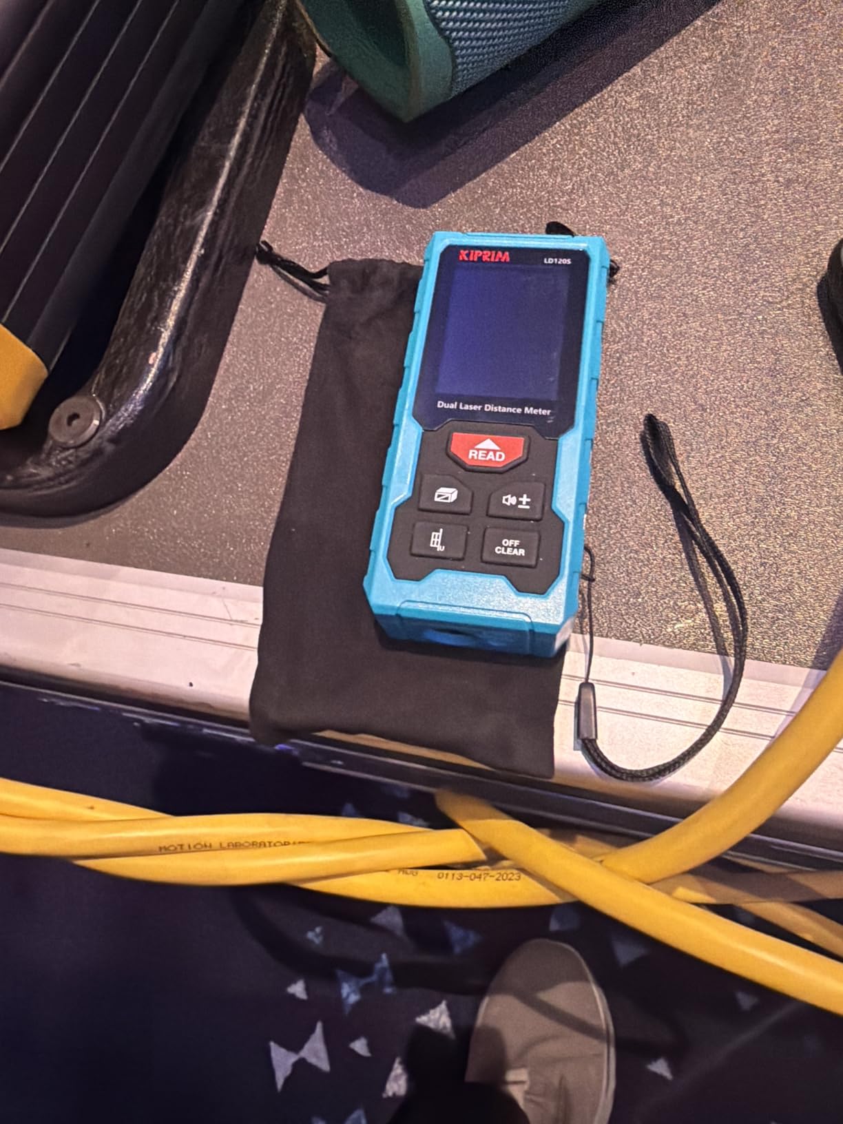 Kiprim 393ft Dual Laser Distance Measuring Tool LD120S, 120m Total Range customer photo 2