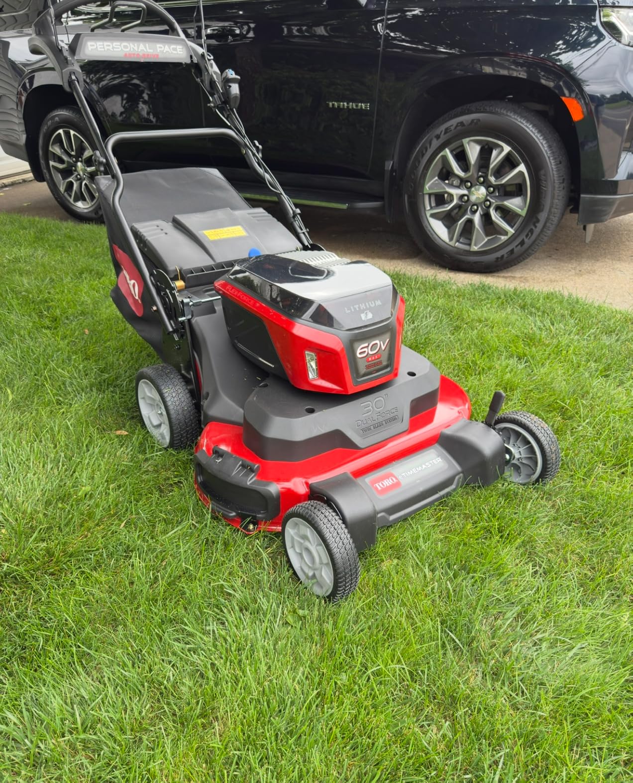 Toro 60V MAX* 30 in. eTimeMaster® Personal Pace® Lawn Mower - Battery/Charger Not Included customer photo 1