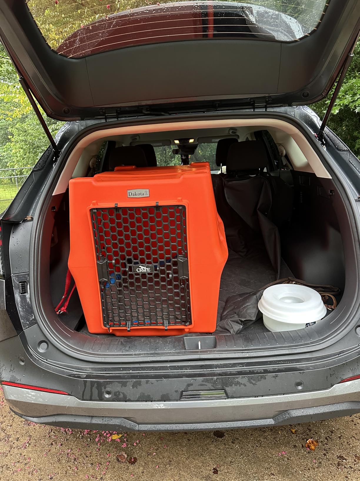 Dakota 283 Crate - Canine Rough and Tough Economy Kennel (Orange, Large) customer photo 2