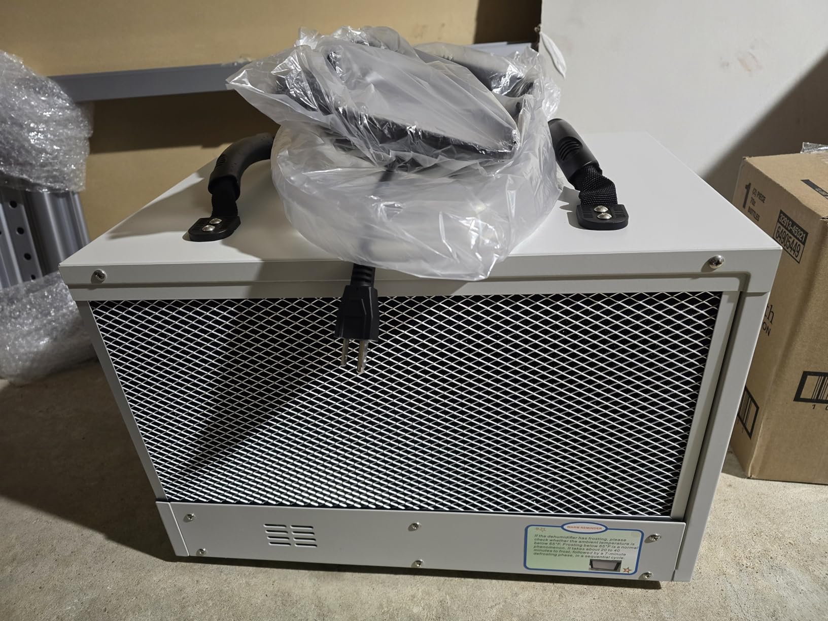 BaseAire Crawlspace Dehumidifier,113 Pints Commercial Dehumidifiers with Drain Hose for Whole House Basement, Industry, Compact, Auto Defrost, Memory Starting, Up to 1200 Sq Ft customer photo 2