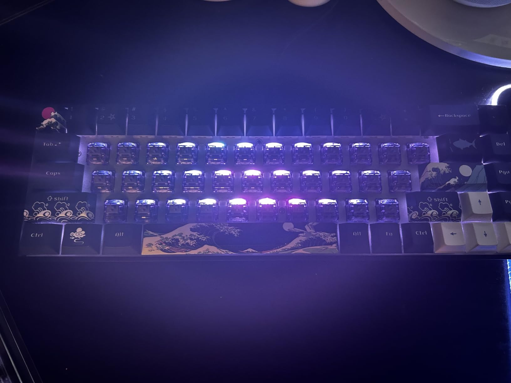 Akko Linear Switches Mechanical Gaming Keyboard Starlit Switch 5-Pin with LED Diffuser Pre-Lubed 45gf customer photo 1